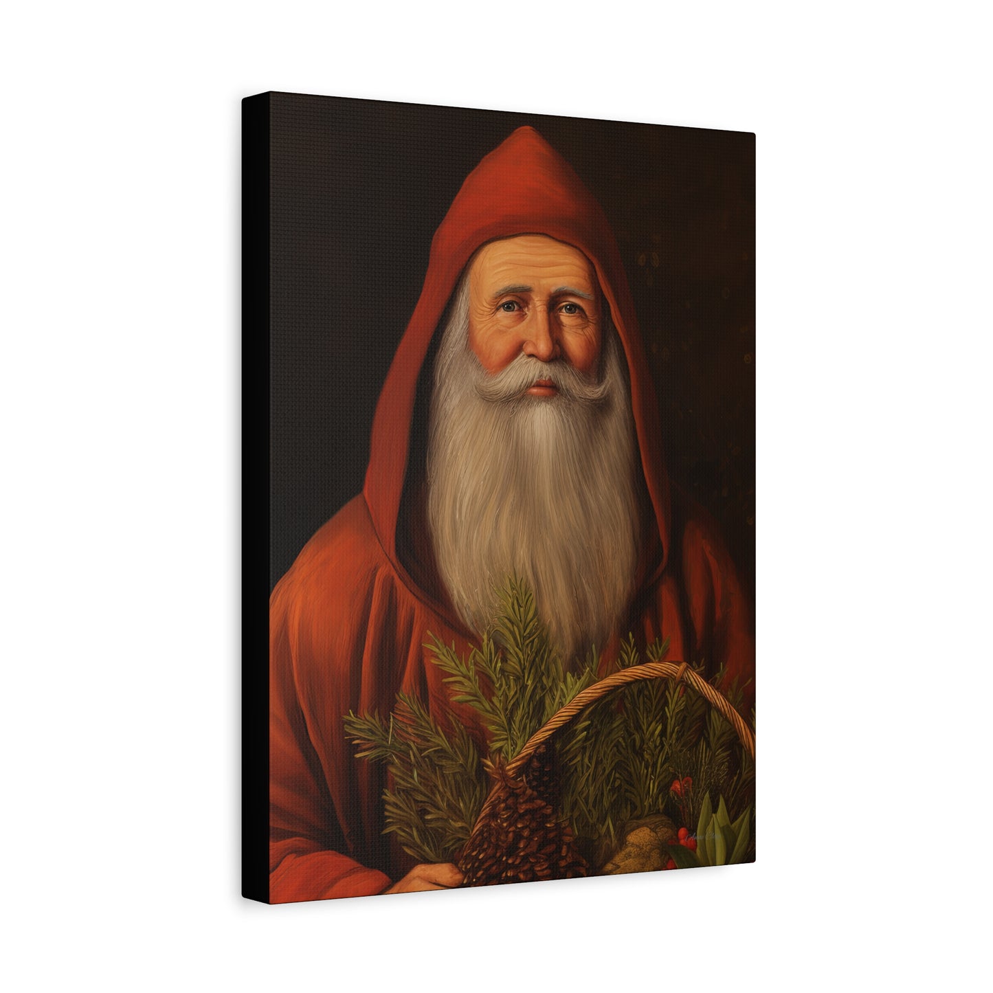Sweet Red Santa Matte Canvas, Stretched, 1.25"