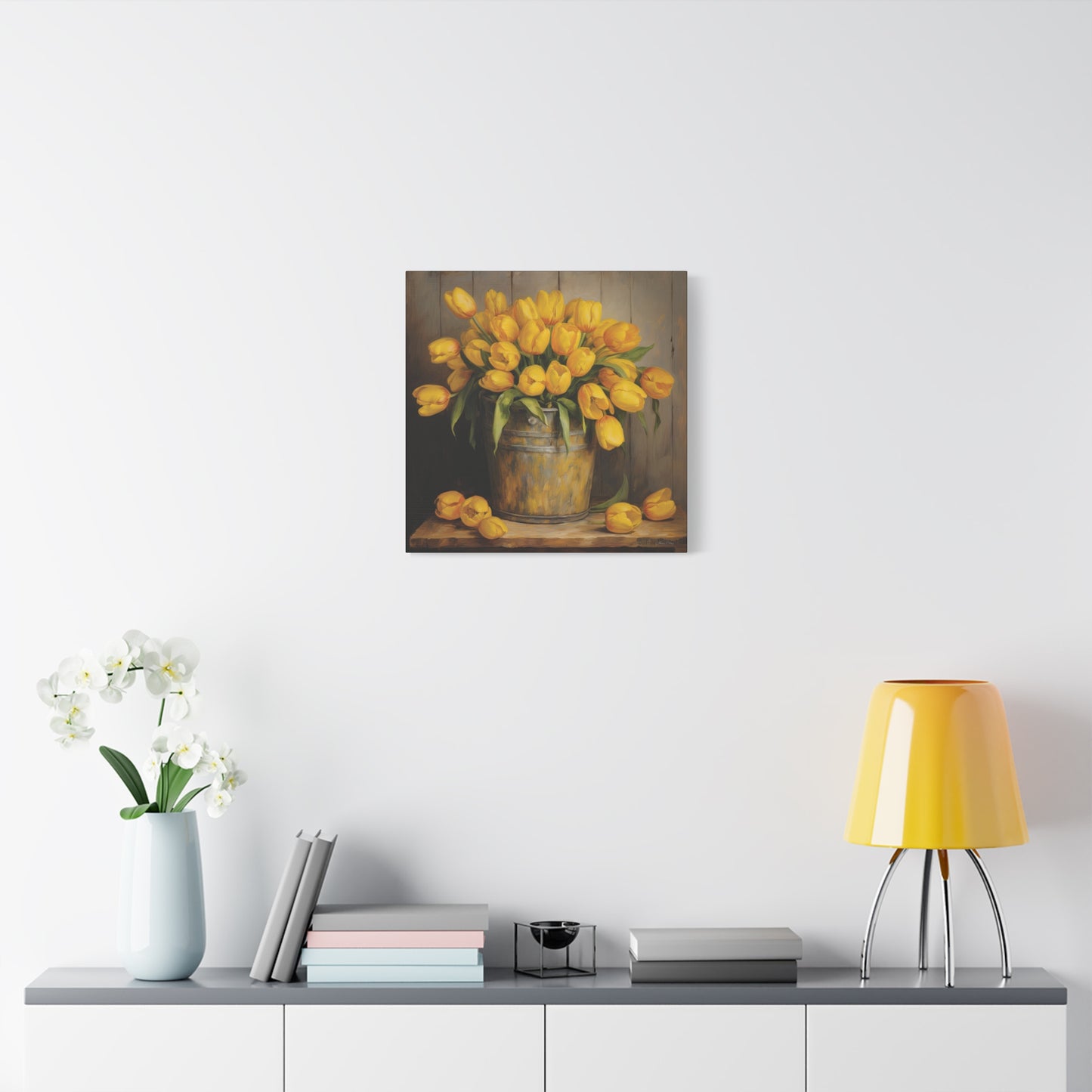 Something Yellow Matte Canvas, Stretched, 1.25"