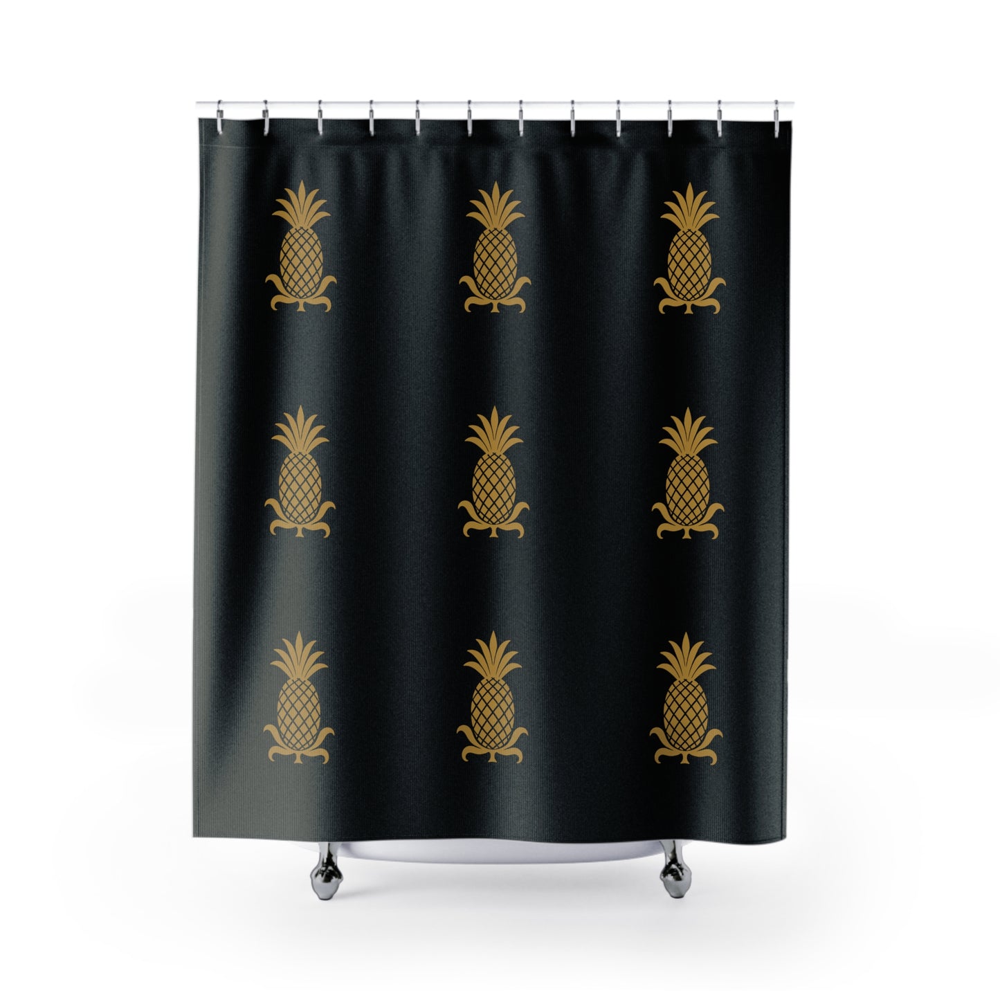 Tropical Pineapple Shower Curtain, Summer Vibes, Pineapple Lover's Essential
