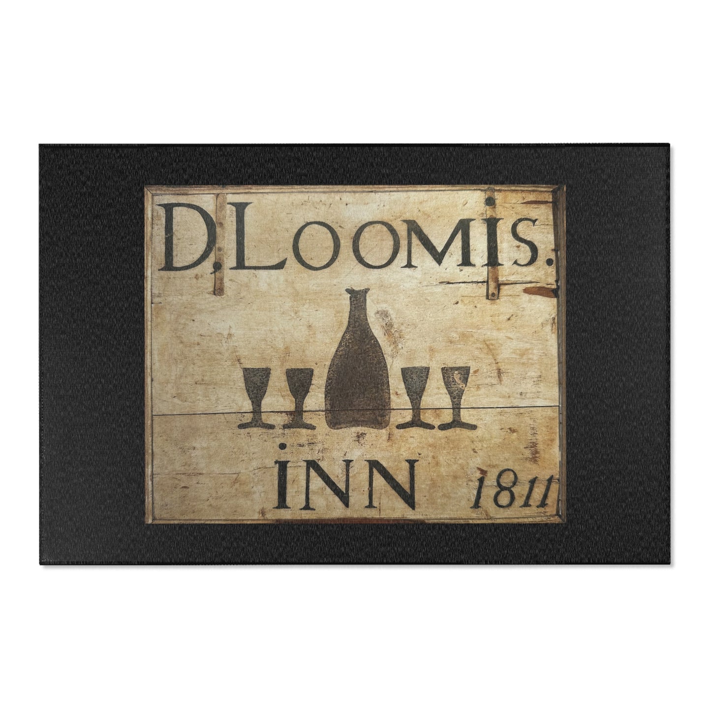 Vintage Inn Area Rug - Rustic Home Decor for Cozy Living Spaces