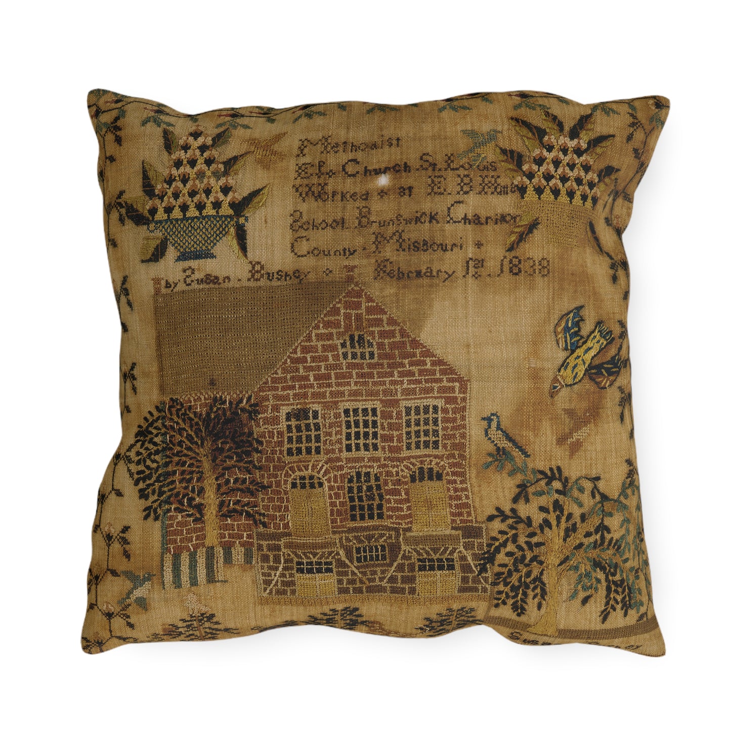 Gritty Prim Outdoor Pillows