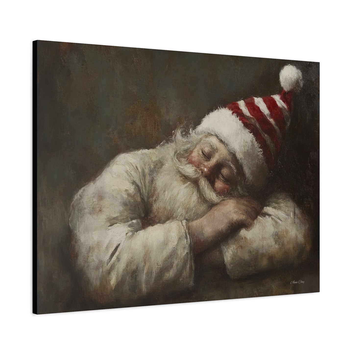 Sweet Dreams Santa Matte Canvas, Stretched, 1.25"