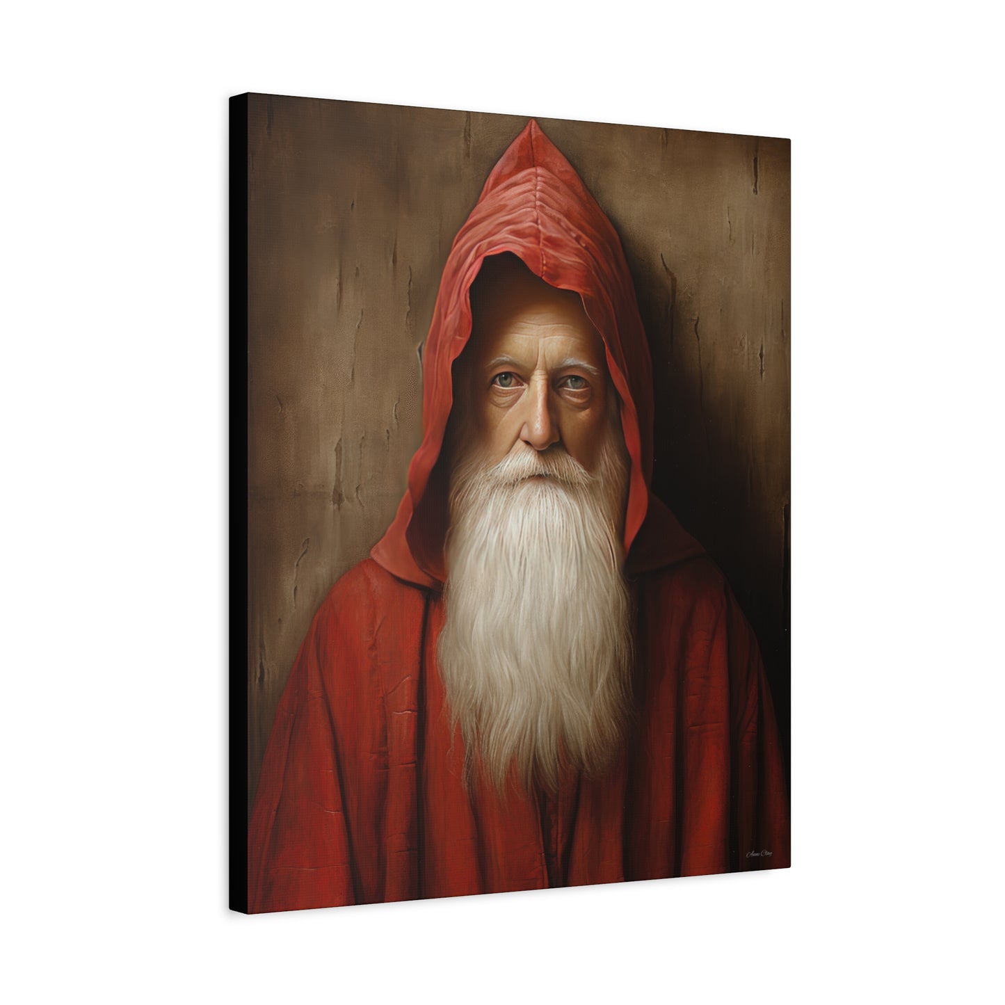 Mysterious Santa Matte Canvas, Stretched, 1.25"