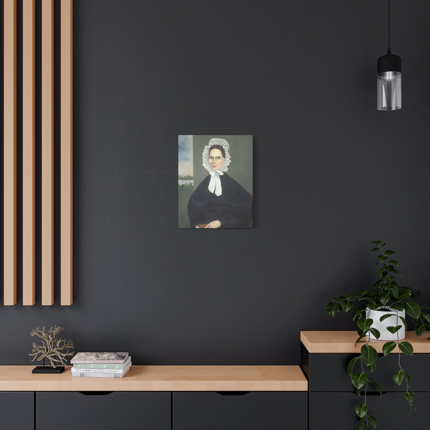 Mrs. Parsons Vintage Art Canvas Print - Elegant Portrait of a Woman in Historical Attire