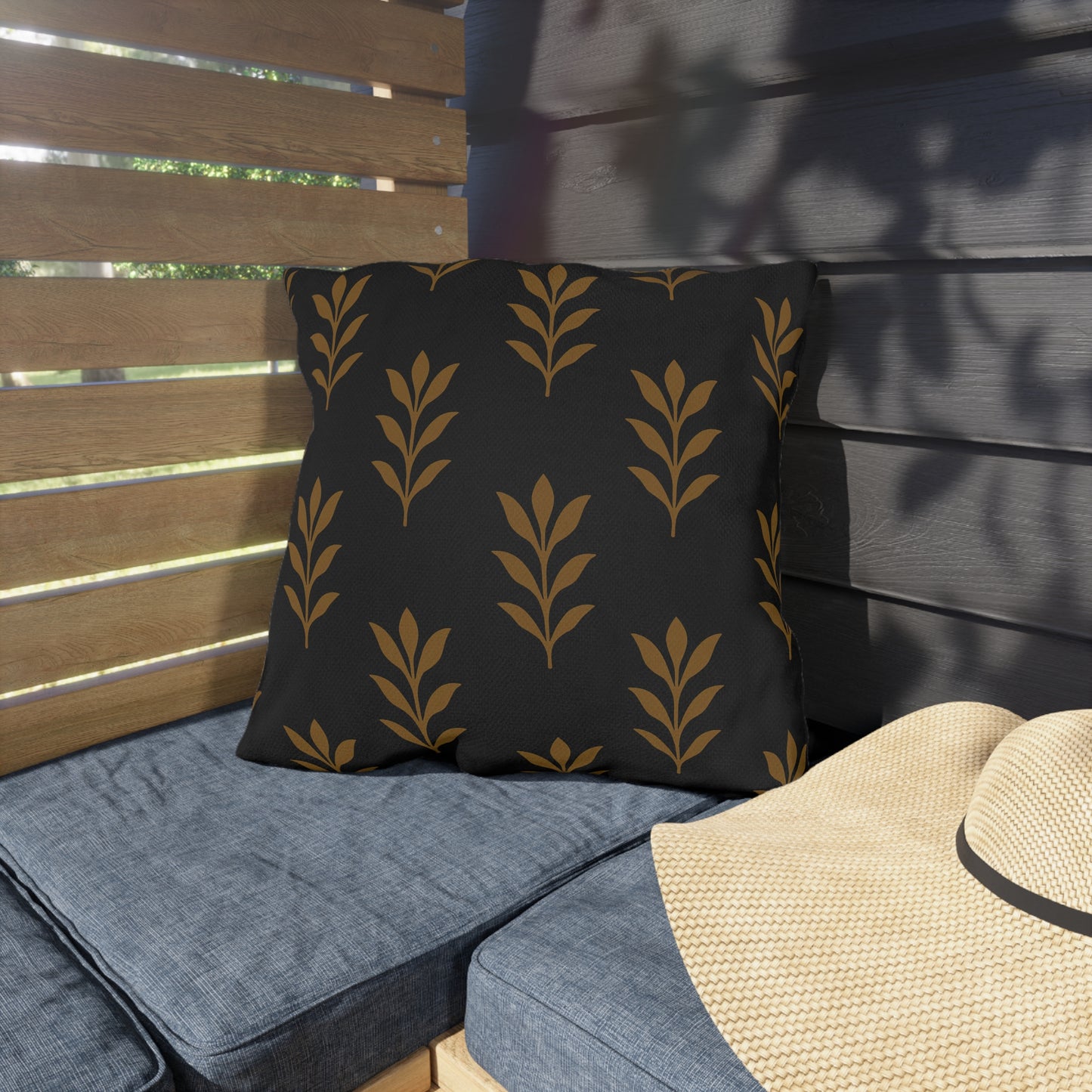 Elegant Outdoor Pillows, Garden Decor, Boho Cushions, Patio Accessories, Nature Inspired, Home & Outdoor