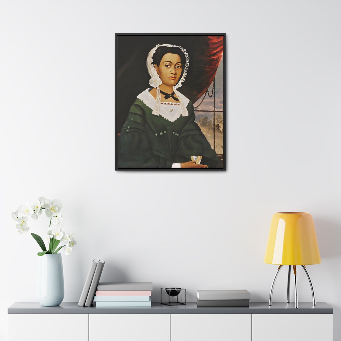 Mrs. Nancy Lawson Gallery Canvas Wraps, Vertical Frame