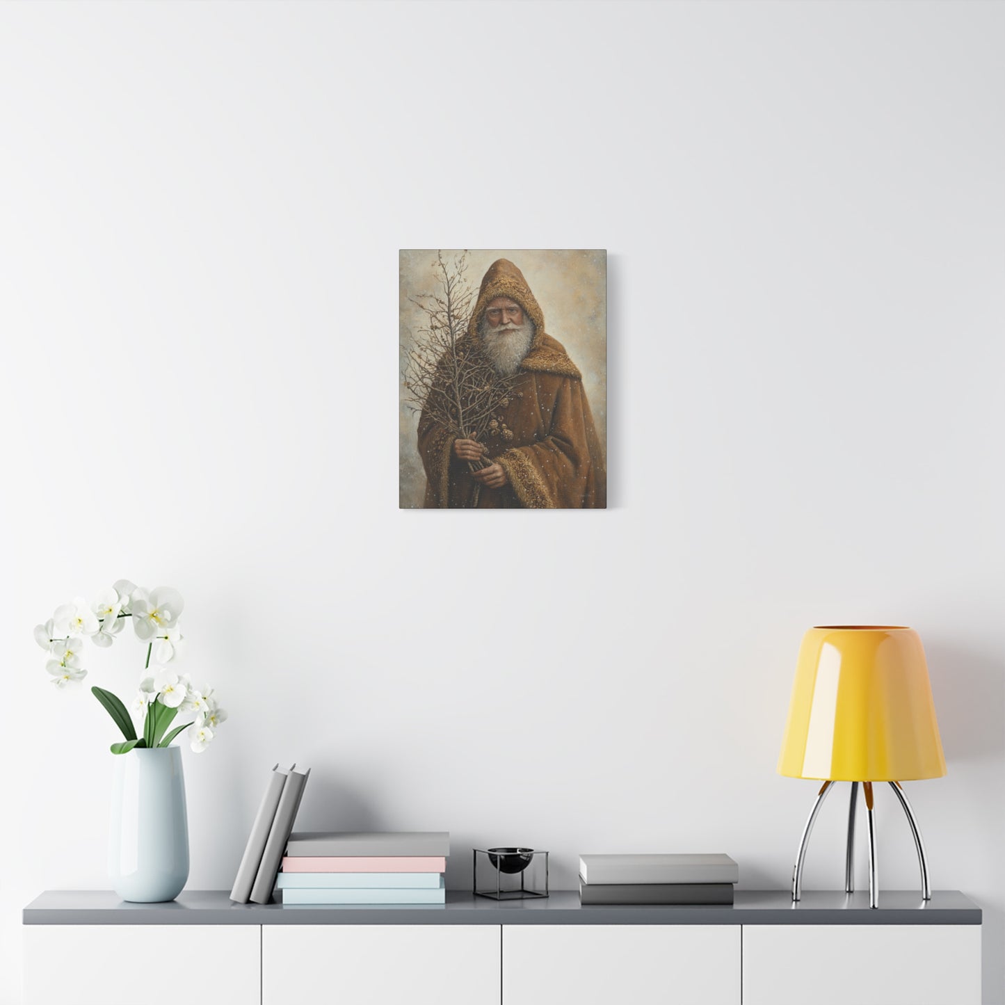 Natural Santa Matte Canvas, Stretched, 1.25"