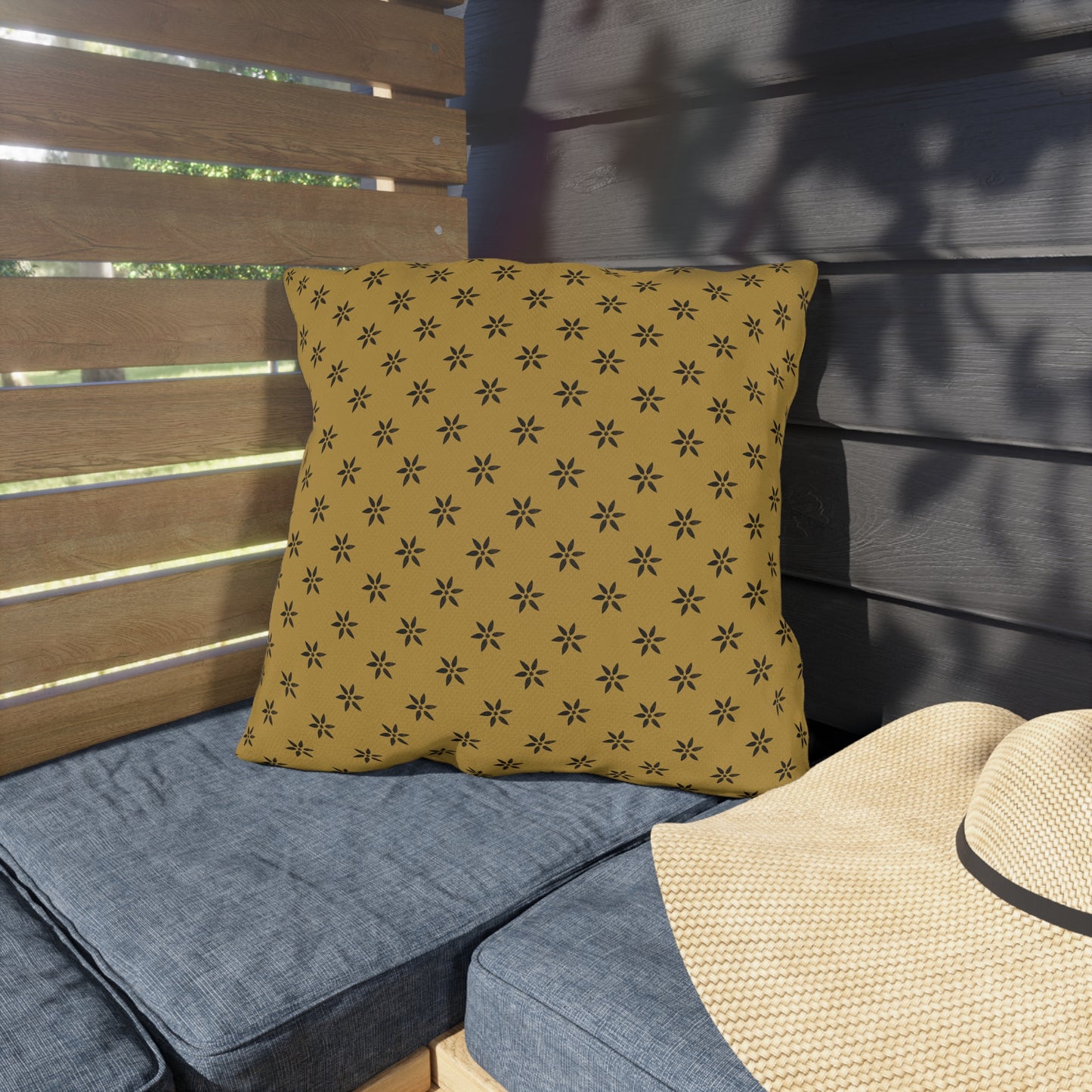 Boho Outdoor Pillows - Vintage Floral Pattern for Porch & Patio Decor