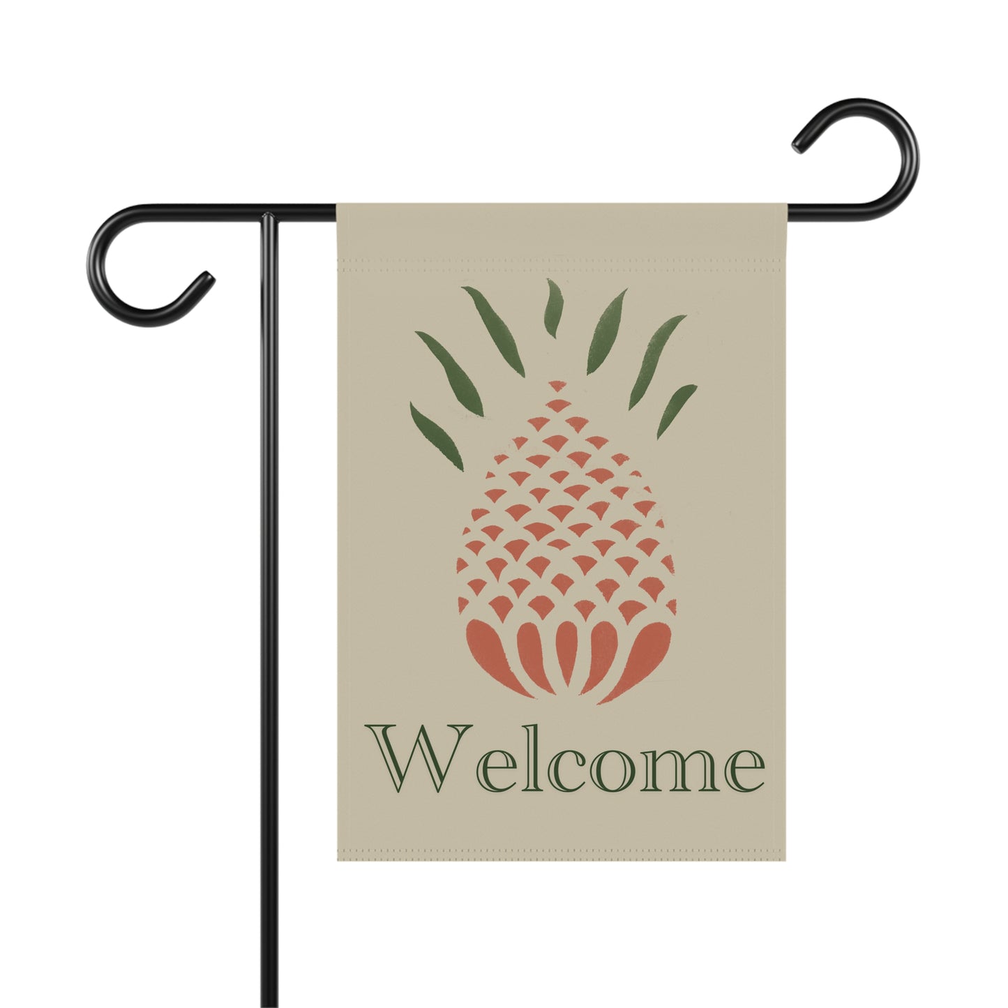 Stencil Pineapple Welcome Sign Garden & House Banner