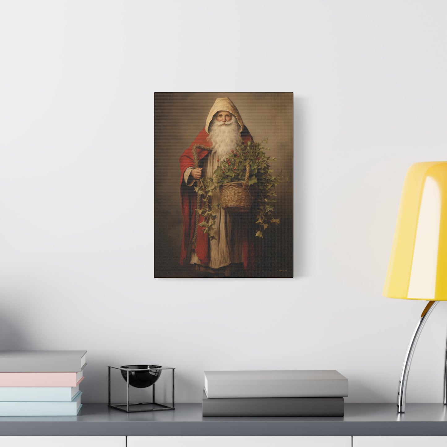 Sharing Santa Matte Canvas, Stretched, 1.25"