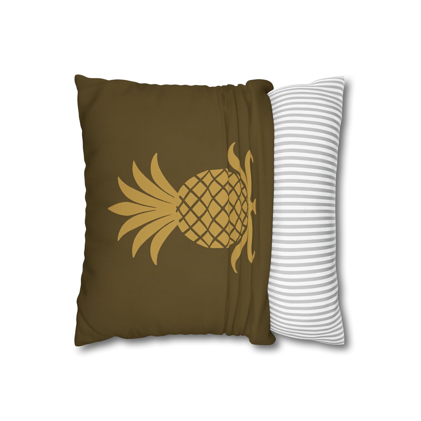 Tropical Pineapple Pillowcase, Home Décor, Summer Vibe, Gift Idea, Tropical Décor, Cozy Living Room, Boho Style Cushion