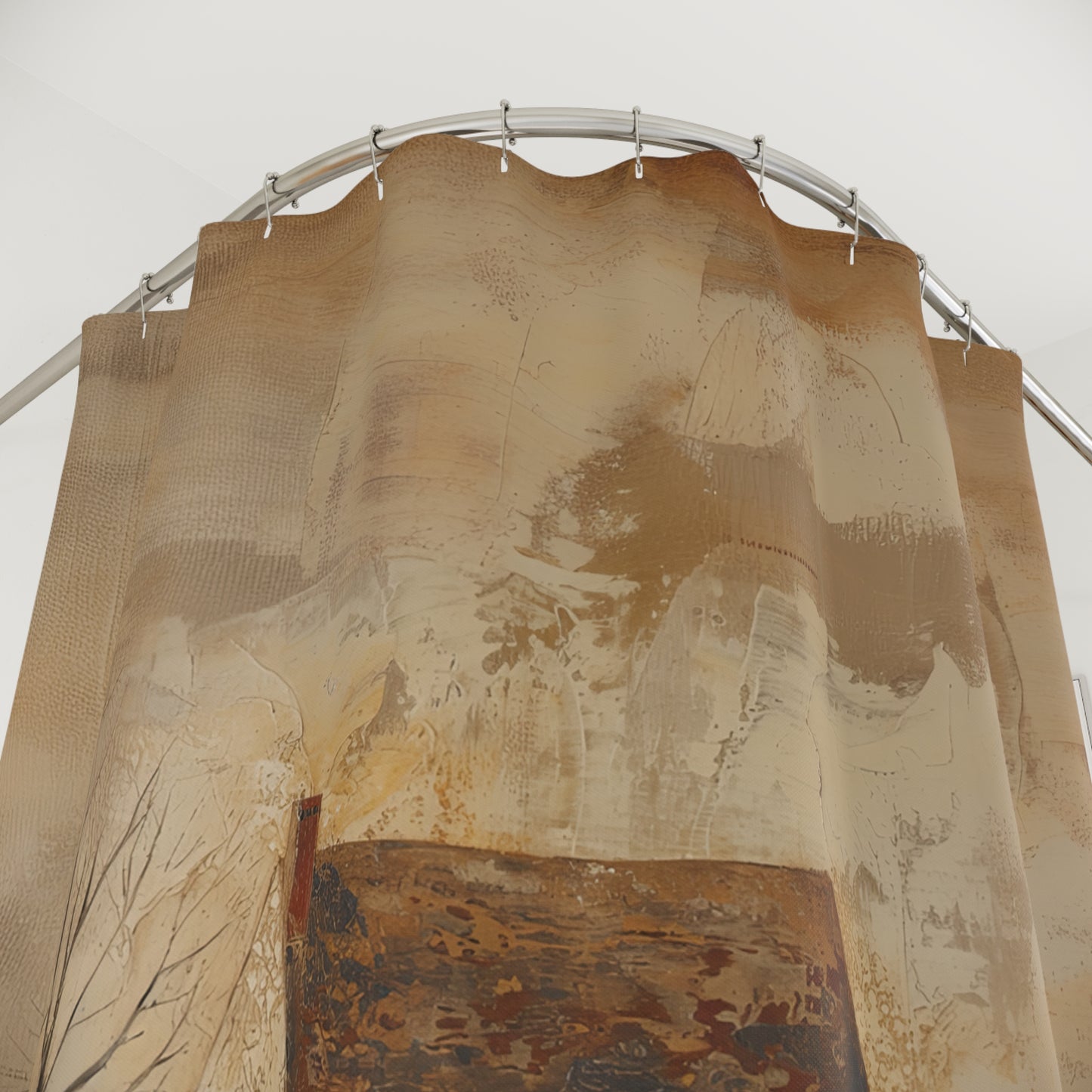 Rustic Farmhouse Shower Curtain - Cozy Home Decor for Bathroom
