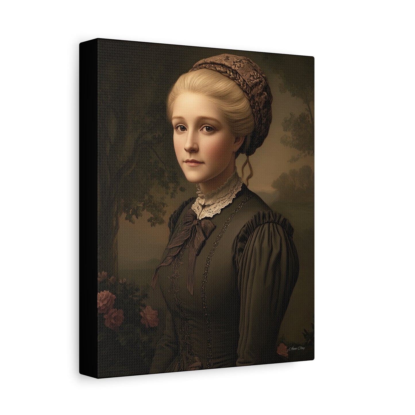 Elegant Vintage Portrait Canvas Wall Art, Home Decor, Gift for Art Lovers, Classic Style, Gallery Wall