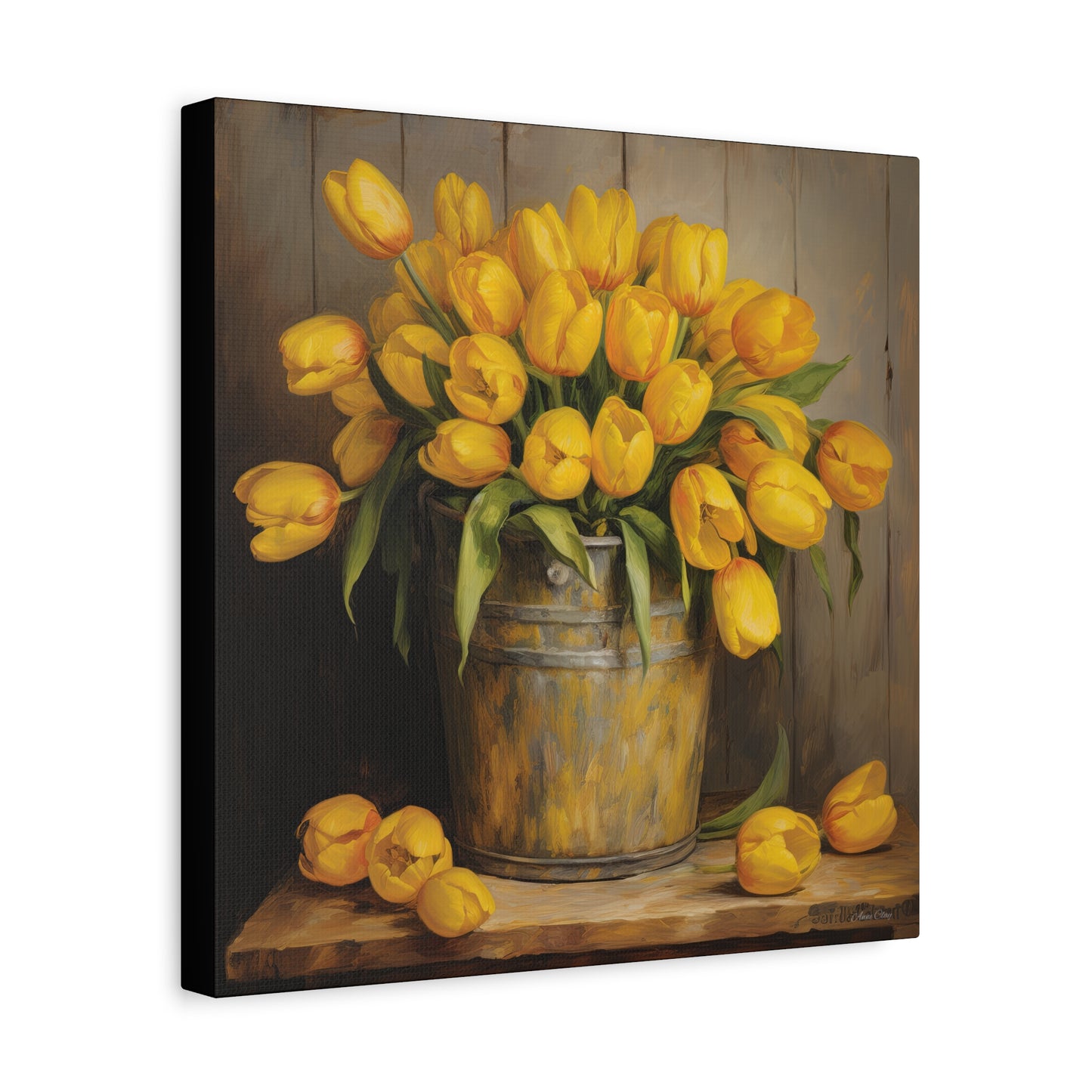 Something Yellow Matte Canvas, Stretched, 1.25"