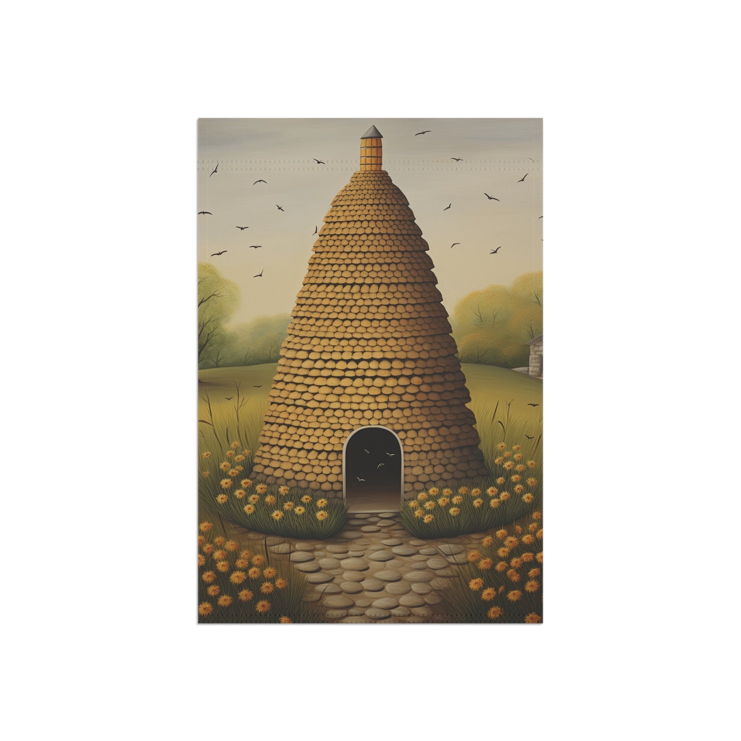 Bee Skep Garden & House Banner