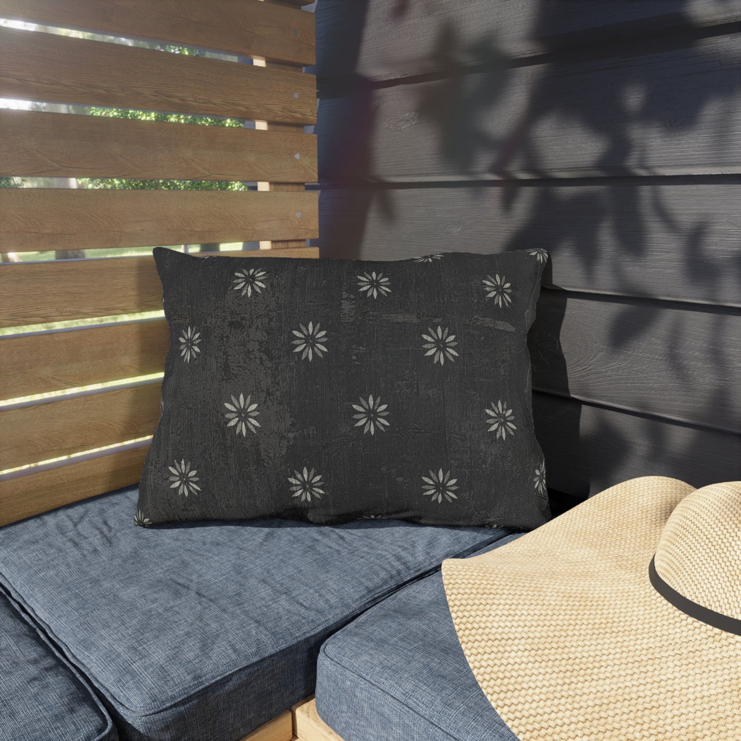 Boho Outdoor Pillows with Floral Design for Cozy Patio Decor