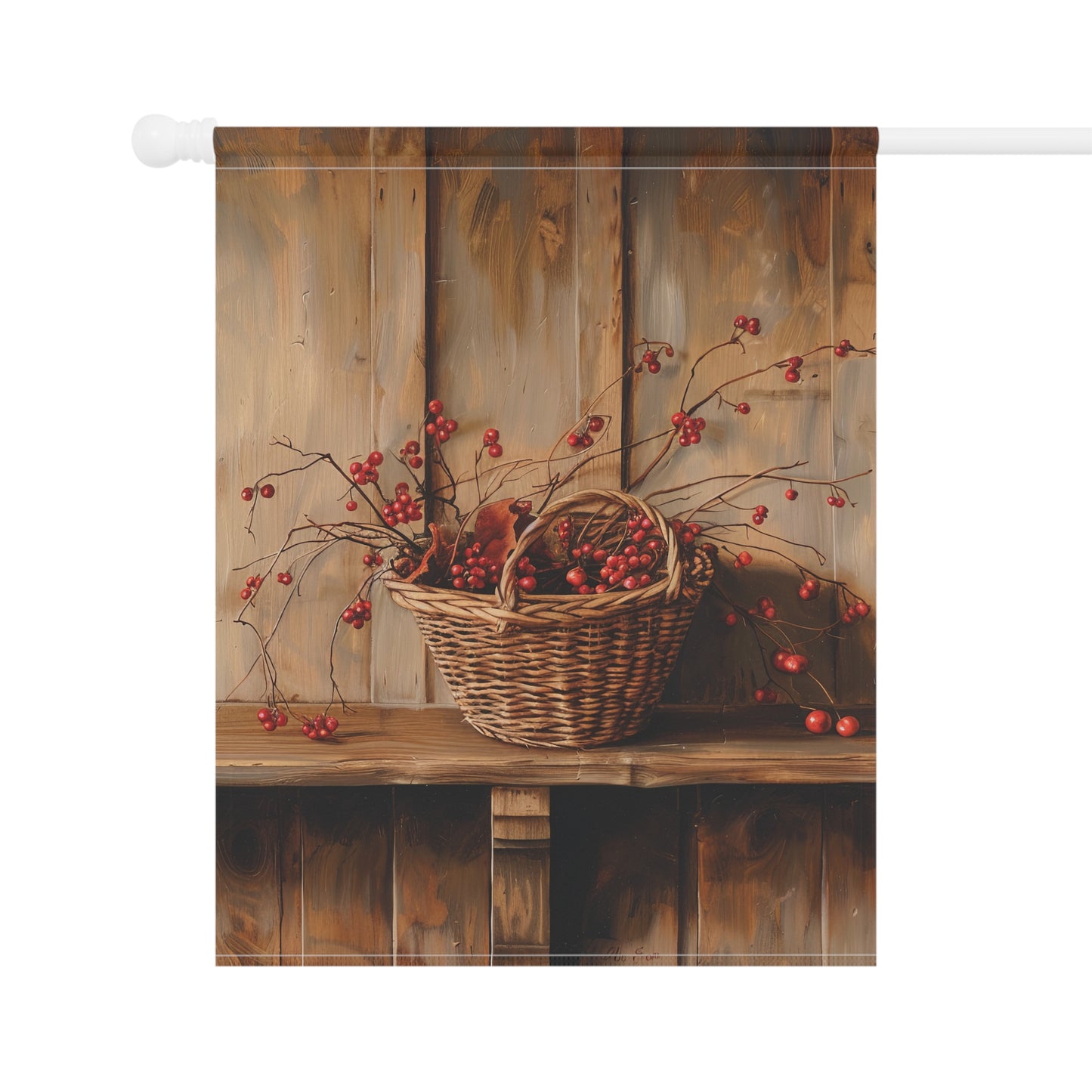 Basket of Bittersweet Garden & House Banner