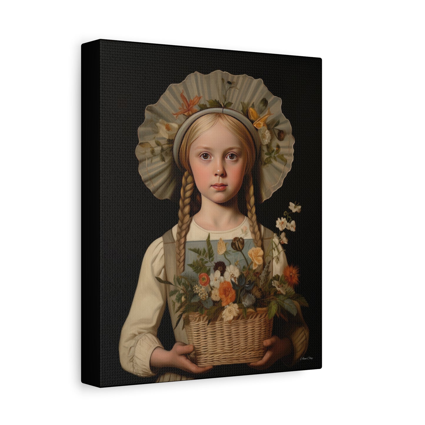 Flower Girl Matte Canvas, Stretched, 1.25"