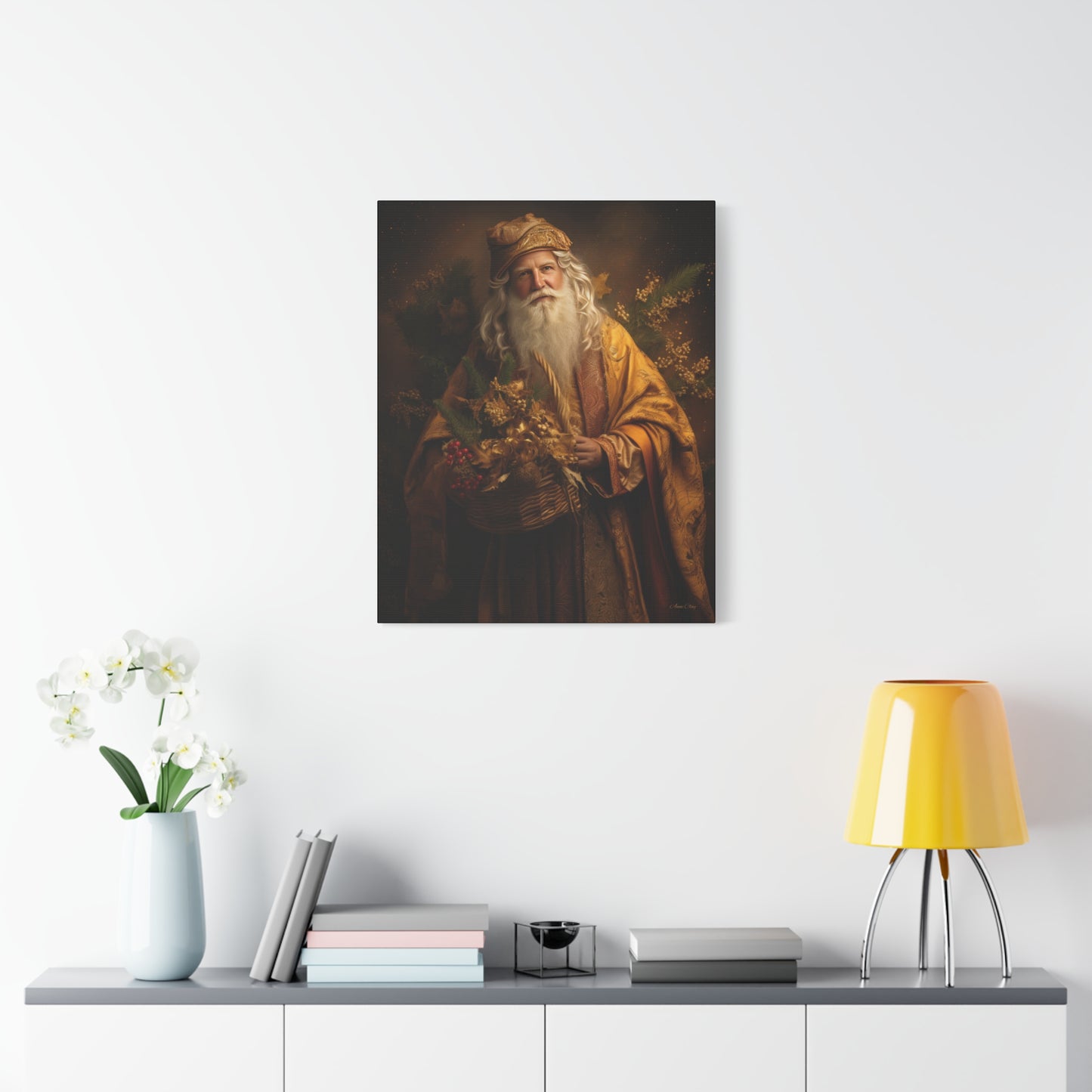 Santa New Year! Matte Canvas, Stretched, 1.25"