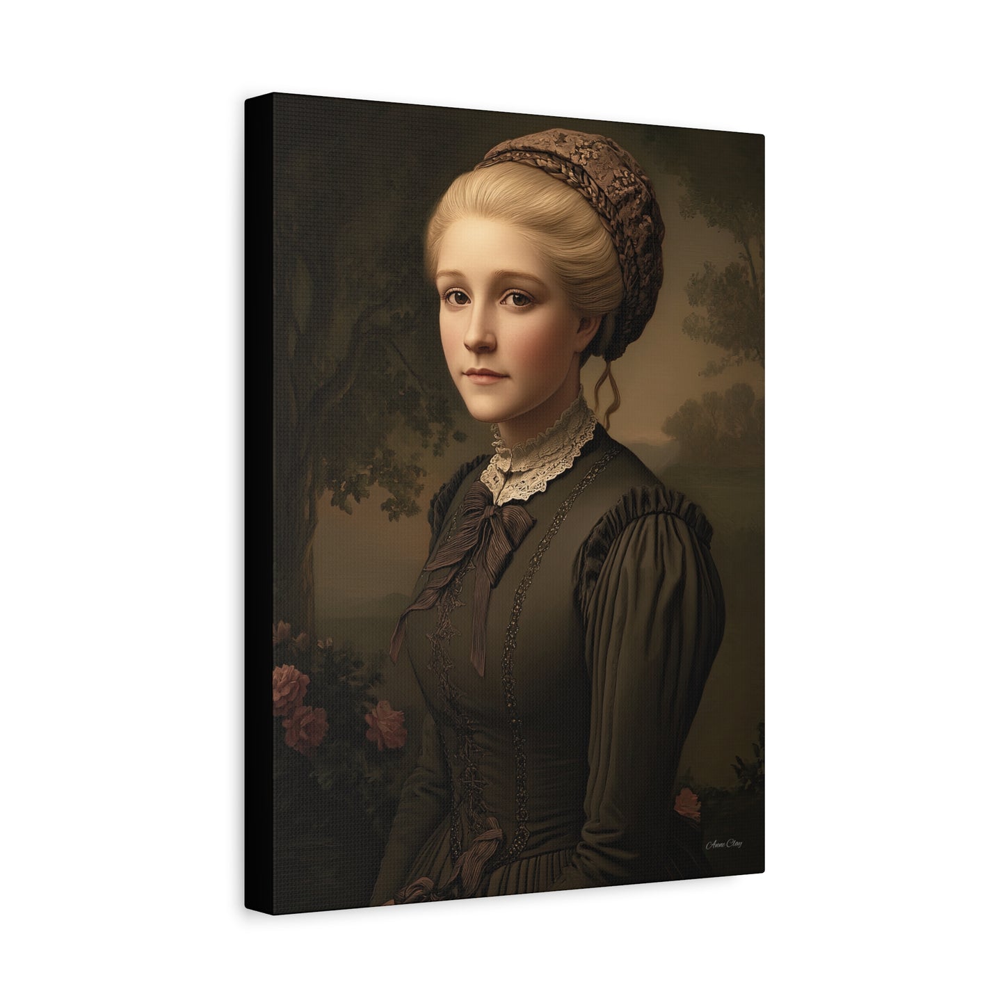 Elegant Vintage Portrait Canvas Wall Art, Home Decor, Gift for Art Lovers, Classic Style, Gallery Wall