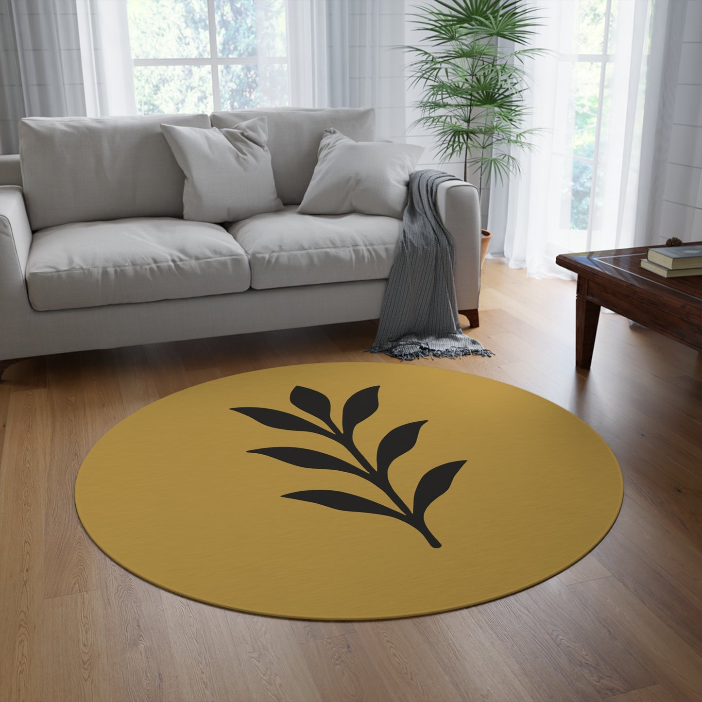 Bohemian Round Rug - Cozy Home Décor, Ideal for Living Room, Bedroom, Nursery, Celebrations, Gifts