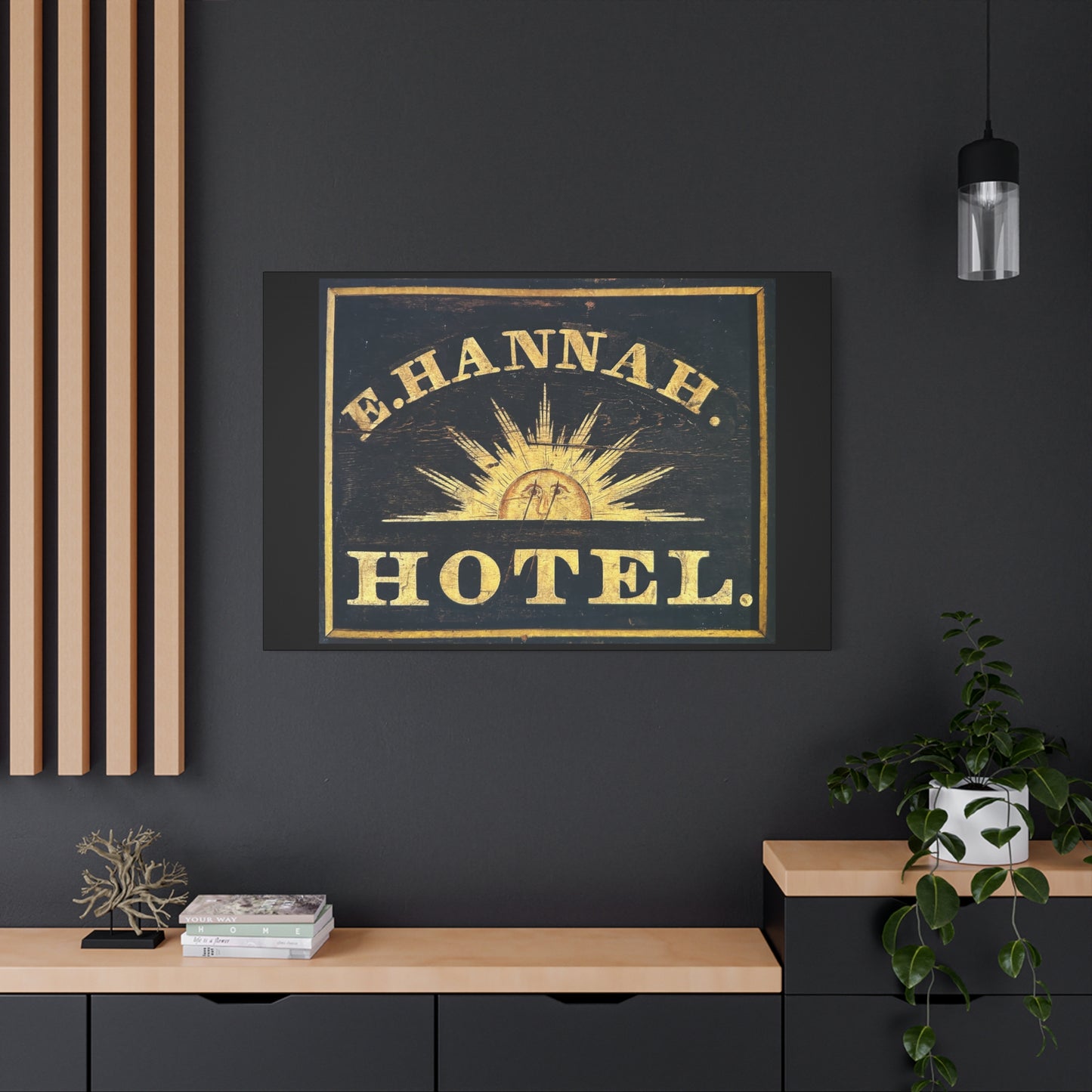 Hannah Hotel Matte Canvas, Stretched, 1.25"