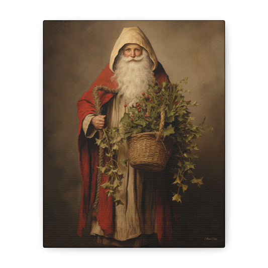 Sharing Santa Matte Canvas, Stretched, 1.25"