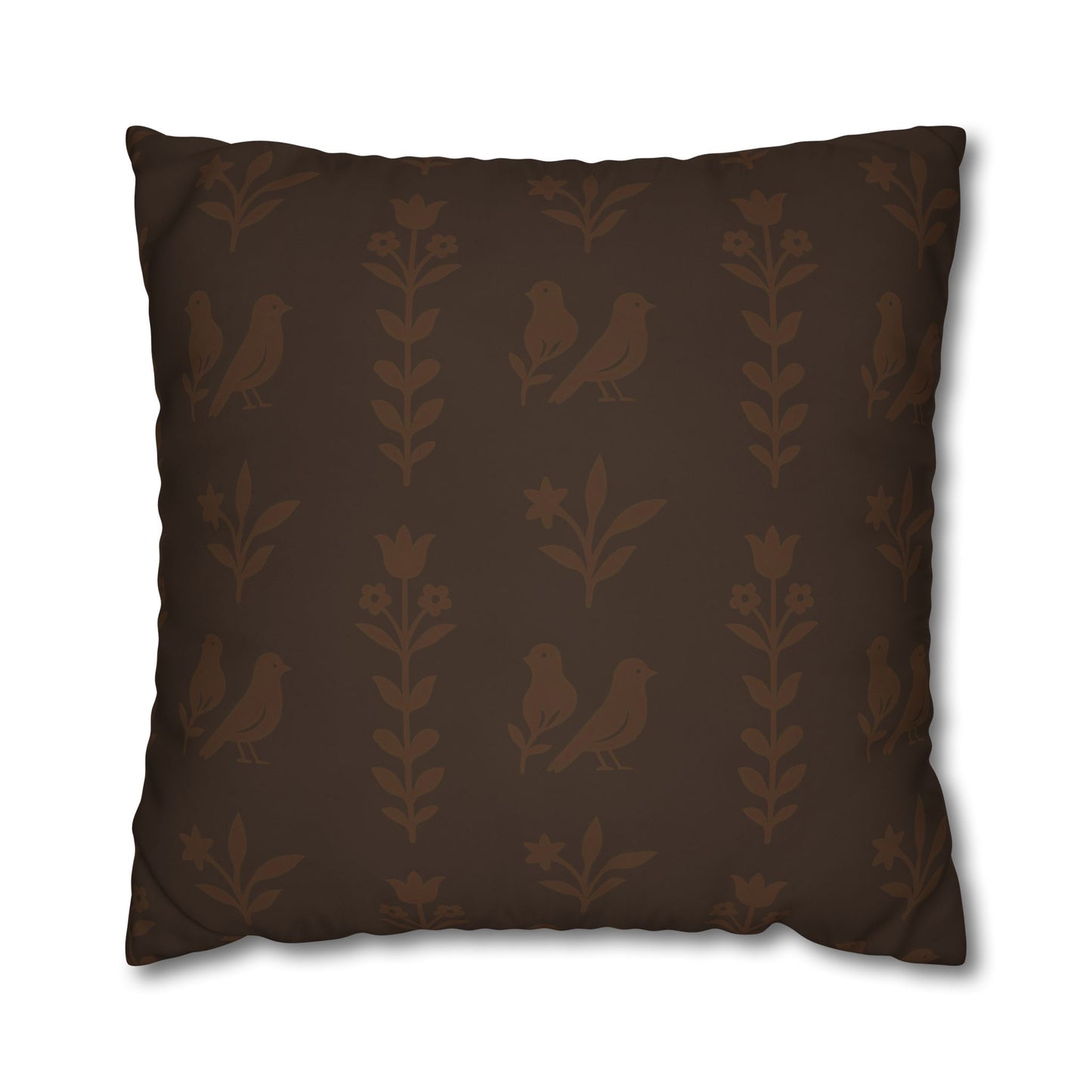 Bohemian Floral Pillowcase, Art Decor Cushion Cover, Cozy Home Accent, Gift for Housewarming, Relaxing Bedroom Decor