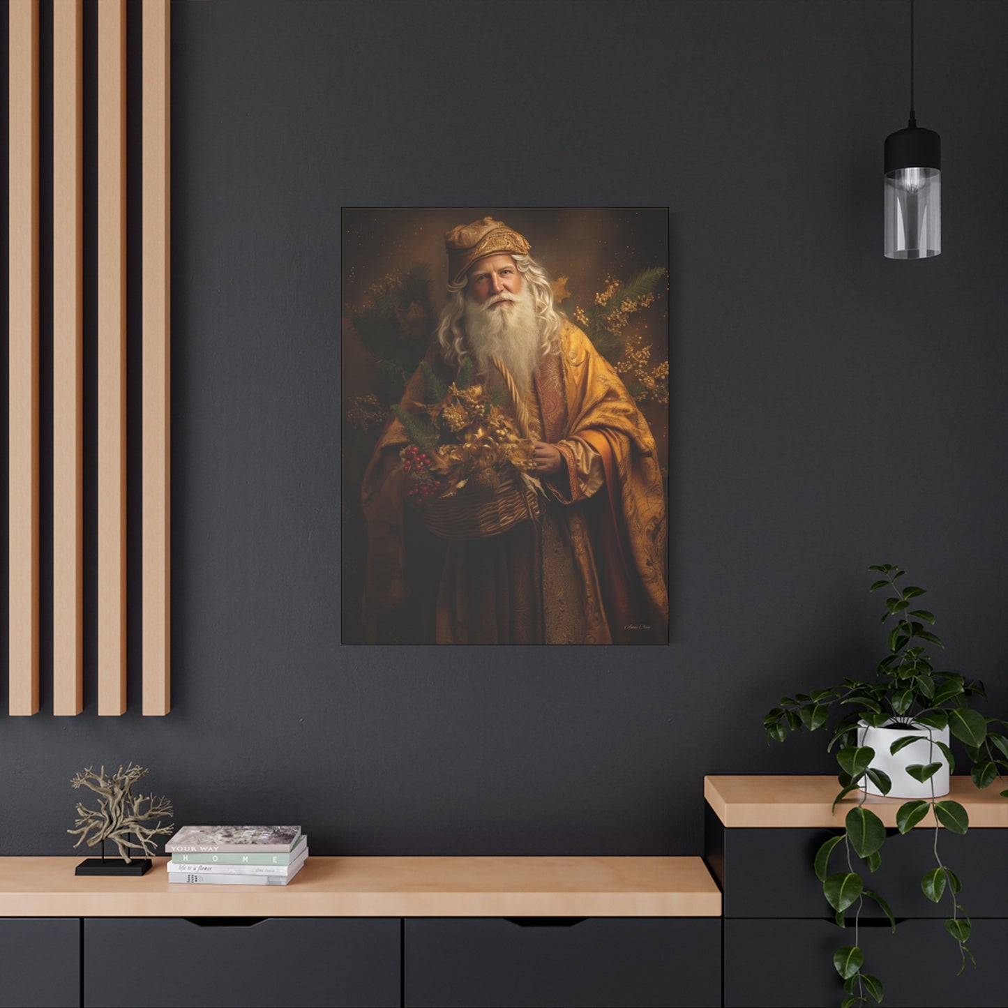 Santa New Year! Matte Canvas, Stretched, 1.25"