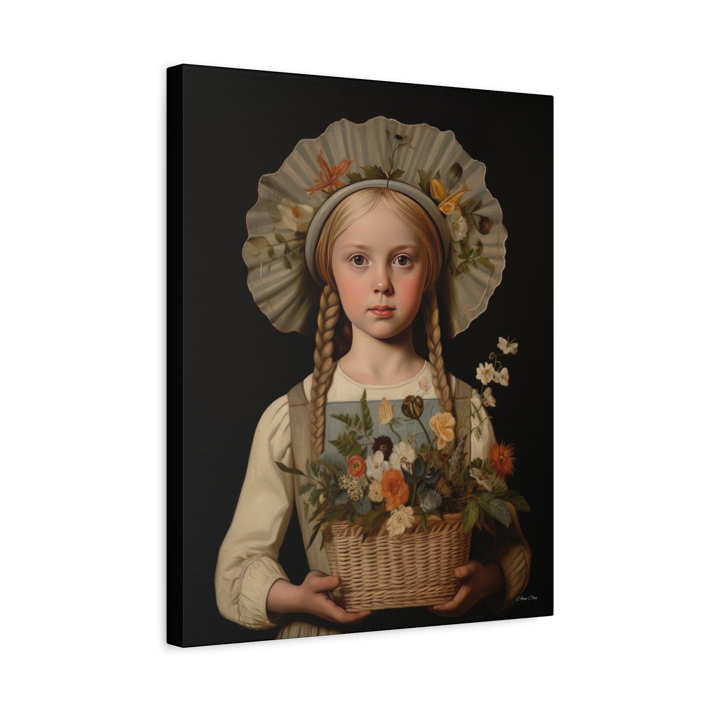 Flower Girl Matte Canvas, Stretched, 1.25"