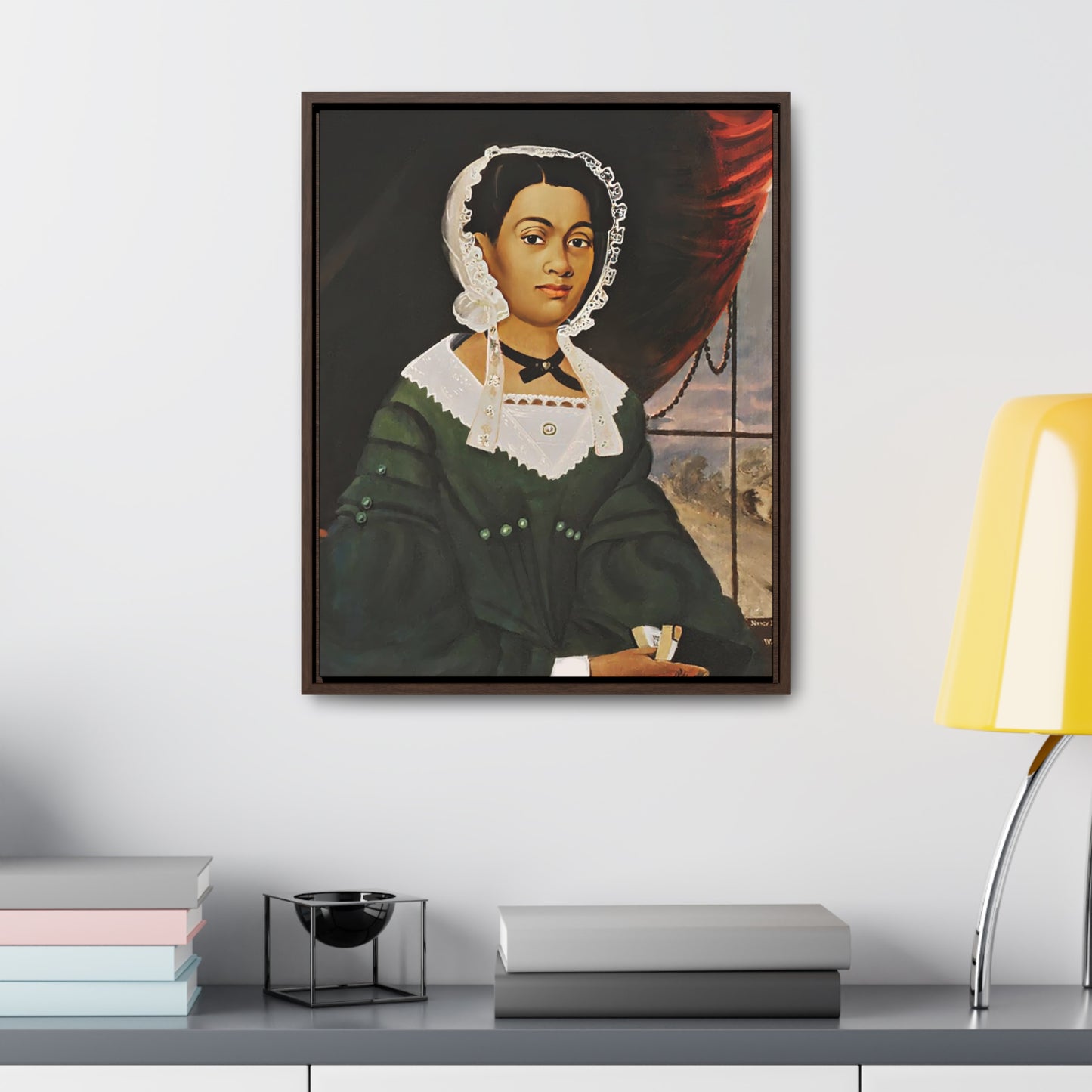 Mrs. Nancy Lawson Gallery Canvas Wraps, Vertical Frame