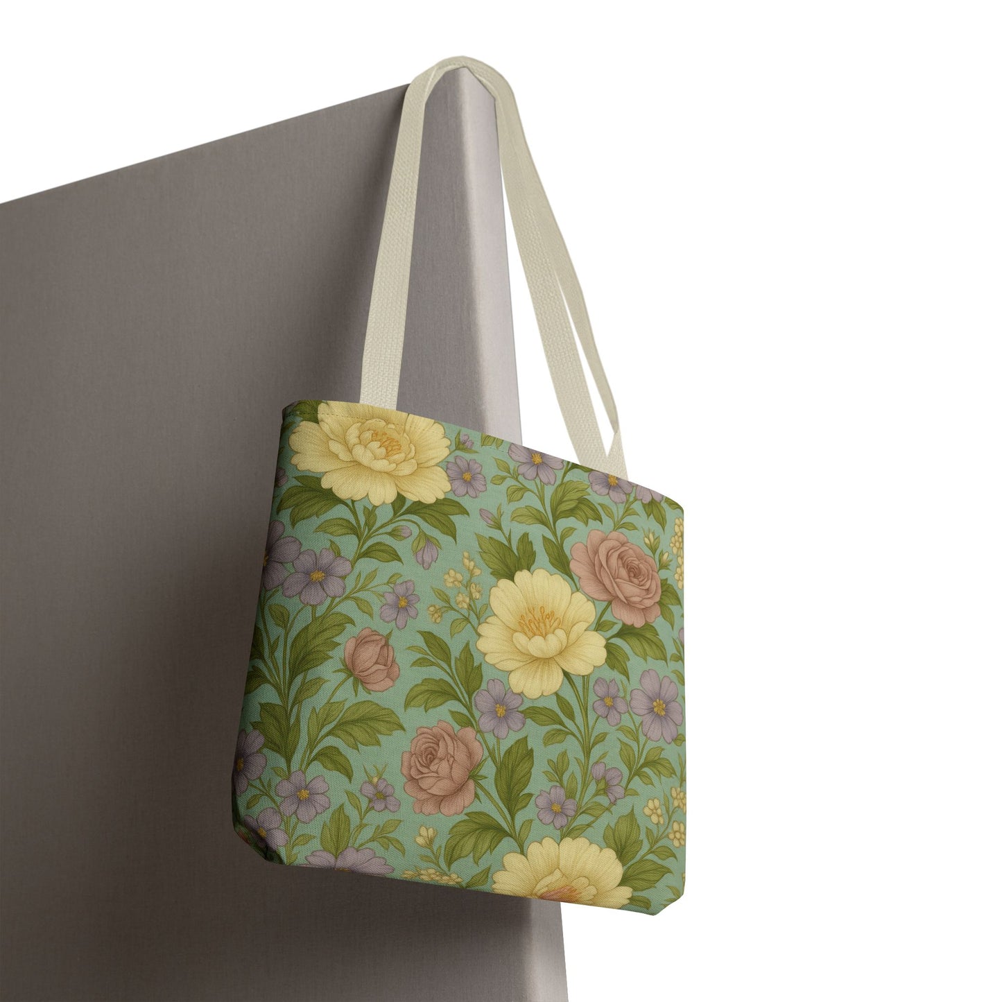 Floral Tote Bag, Eco-Friendly Shopping Bag, Casual Purse, Beach Bag, Gift for Her, Spring Summer Essentials