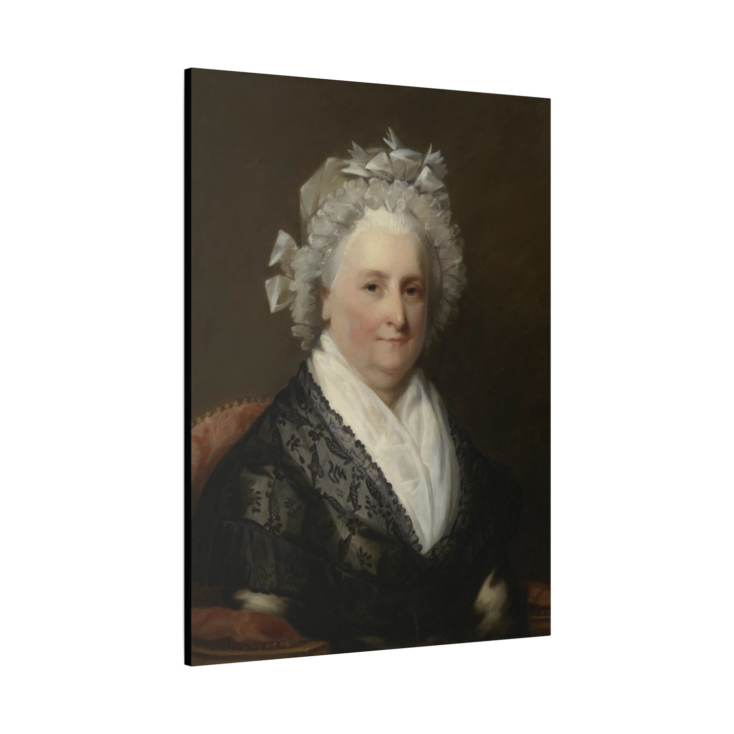 Martha Washington by Gilbert Stuart Classic Portrait Canvas Print - Elegant Home Décor Artwork