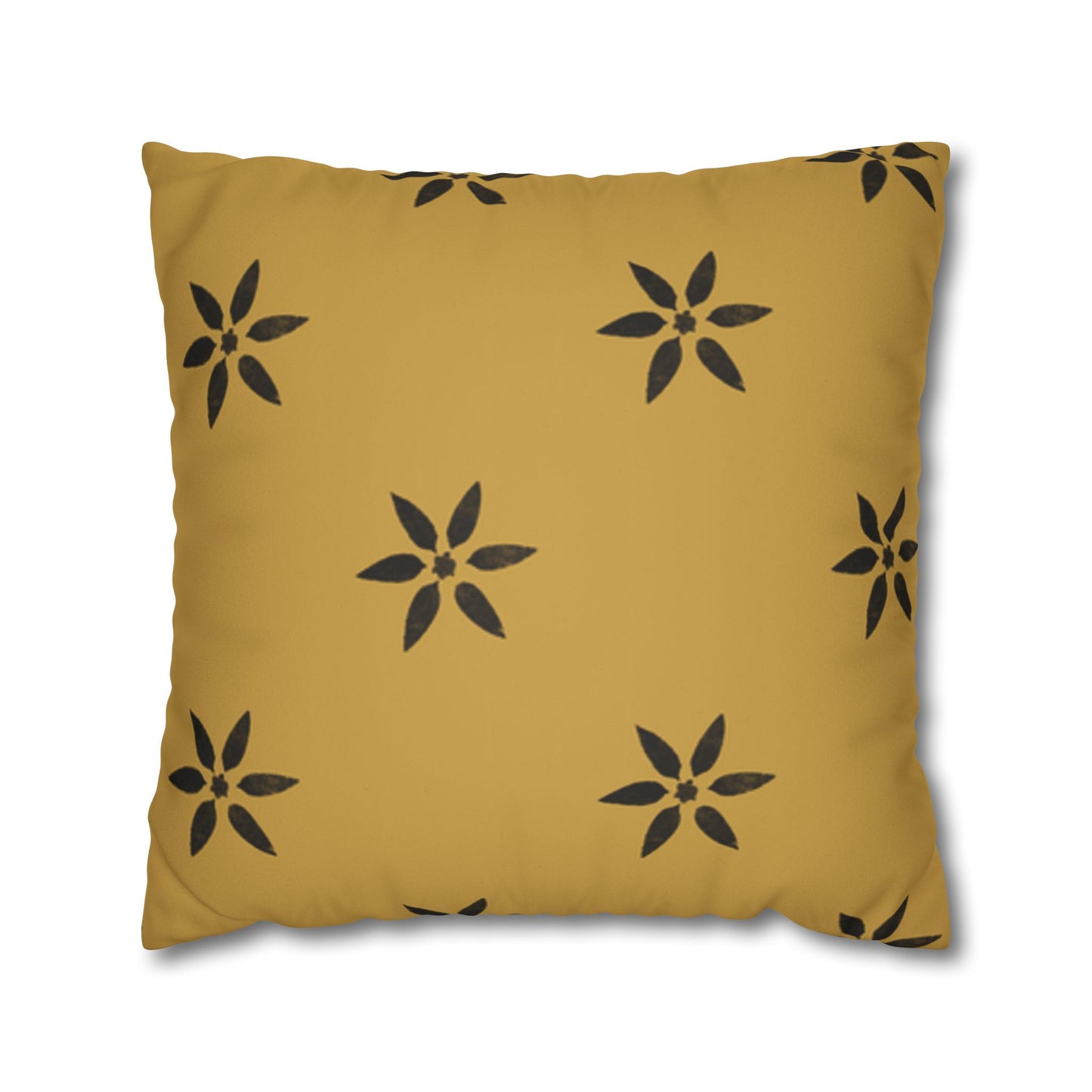 Faux Suede Square Pillowcase
