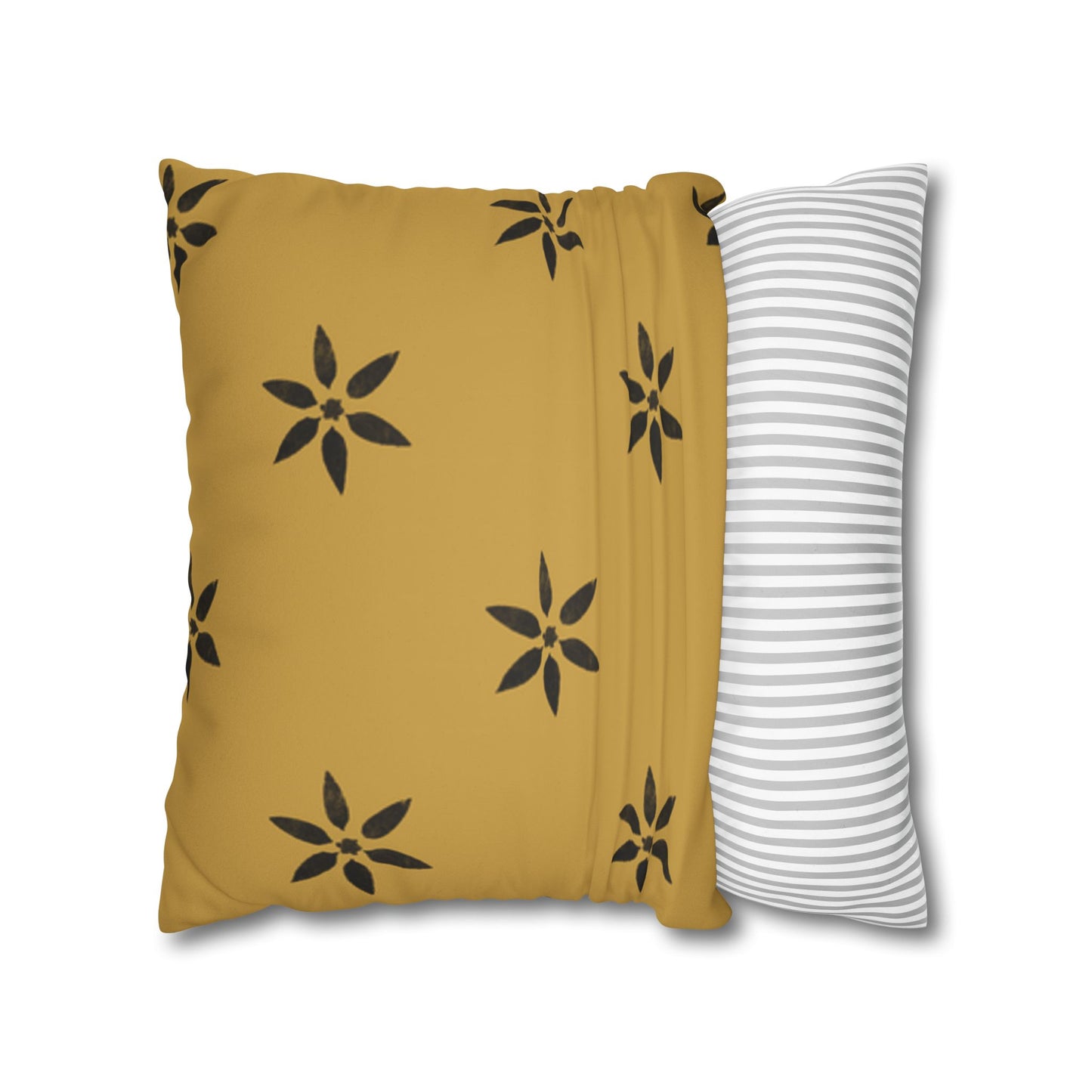 Faux Suede Square Pillowcase