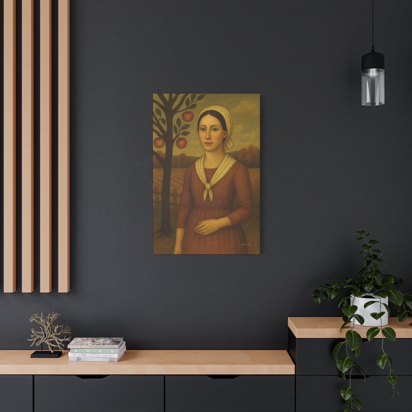 Rustic Art Canvas Print, Vintage Decor, Farmhouse Wall Art, Nature-Inspired Artwork, Home Decor Gift