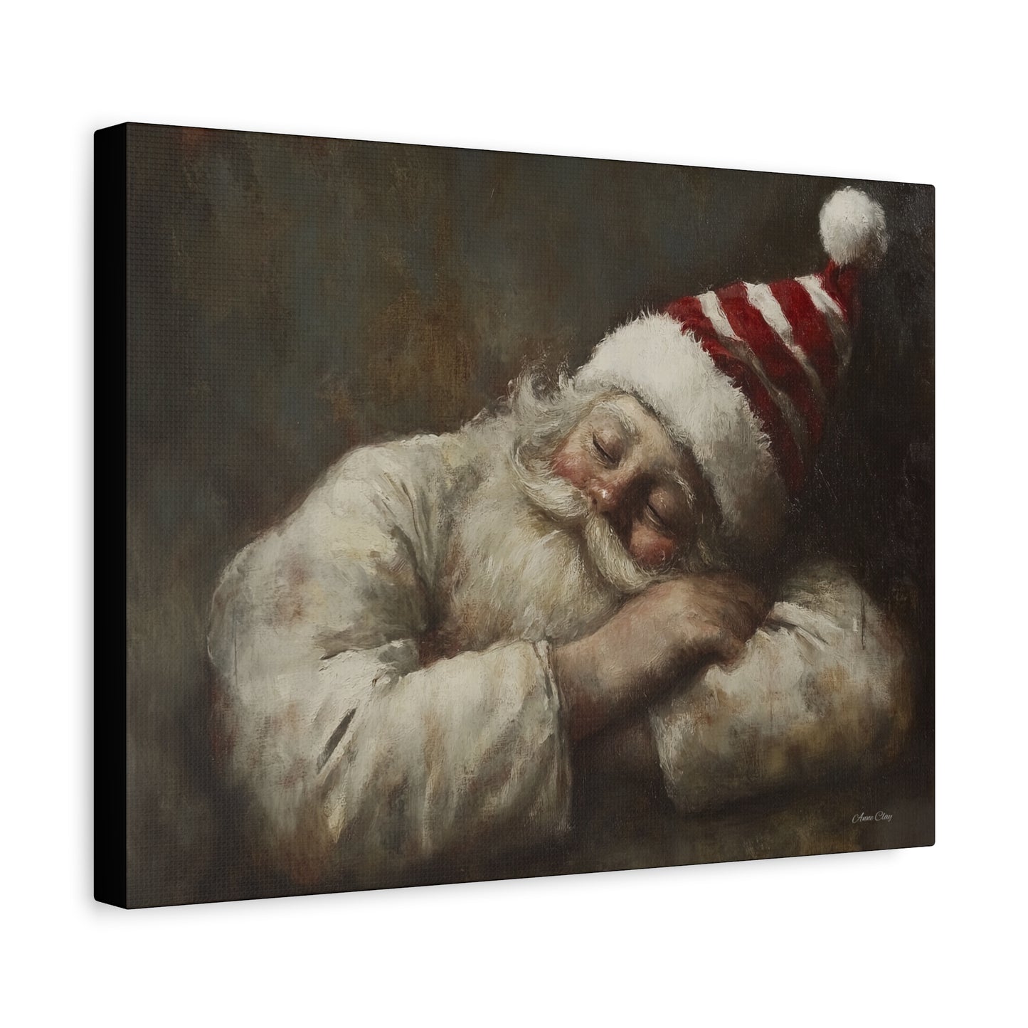 Sweet Dreams Santa Matte Canvas, Stretched, 1.25"