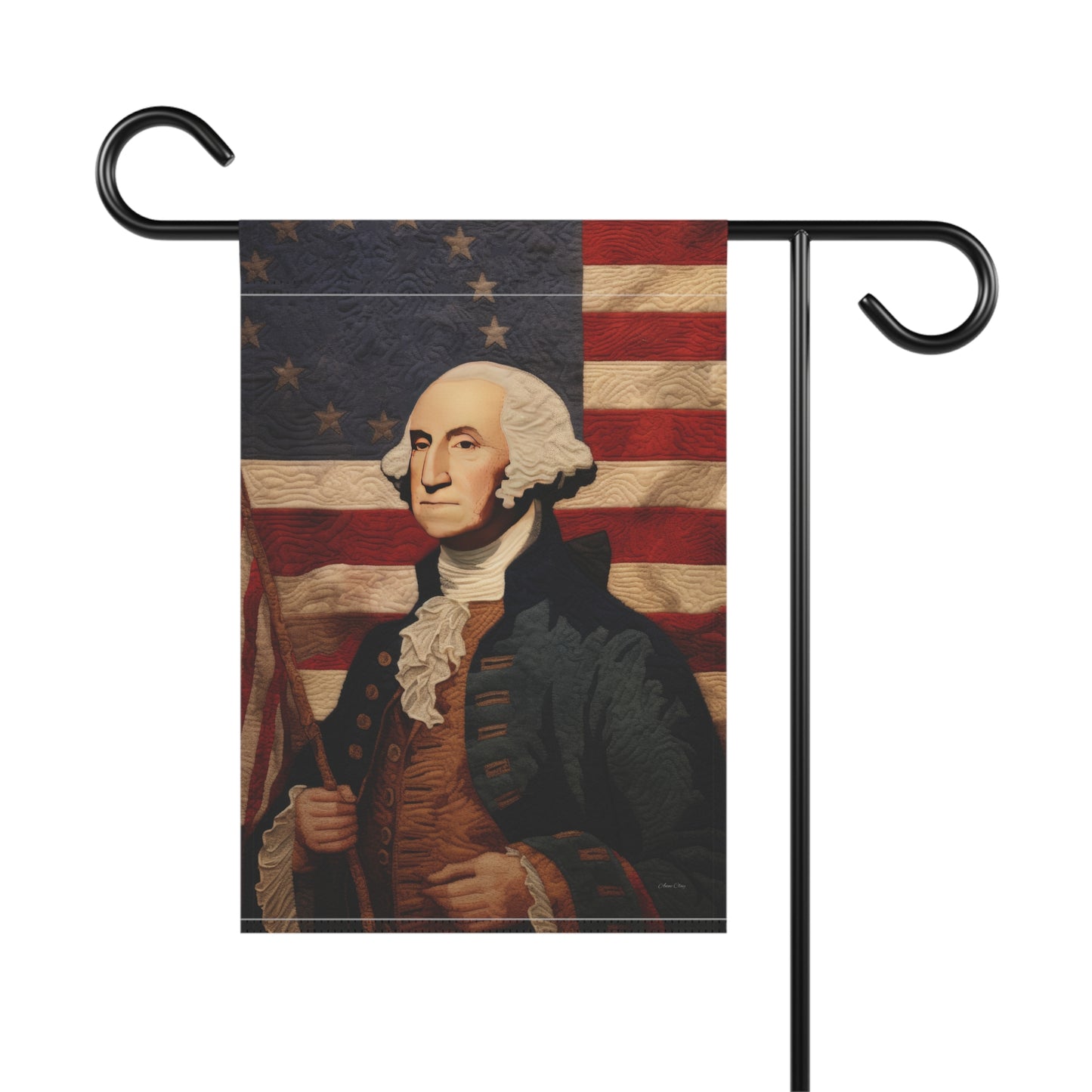 Needle Stitch George Garden & House Banner