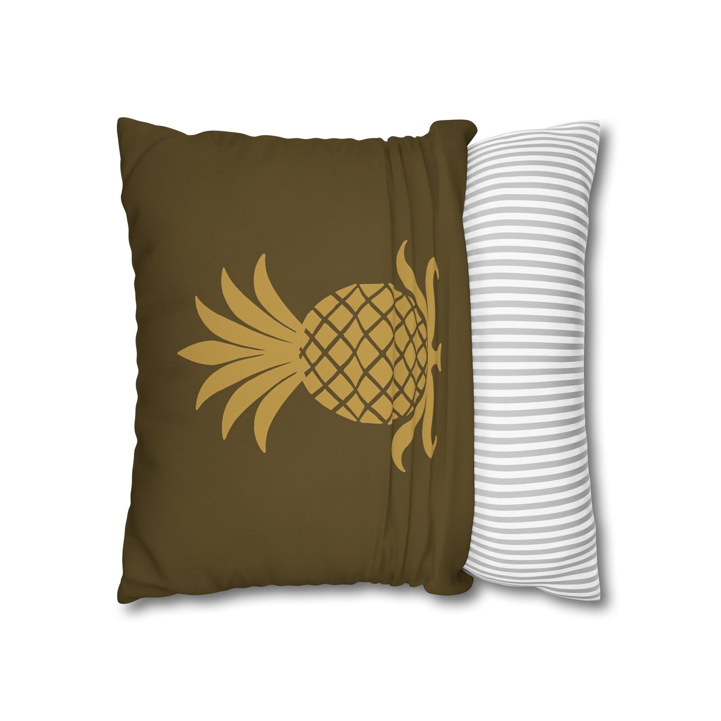 Tropical Pineapple Pillowcase, Home Décor, Summer Vibe, Gift Idea, Tropical Décor, Cozy Living Room, Boho Style Cushion