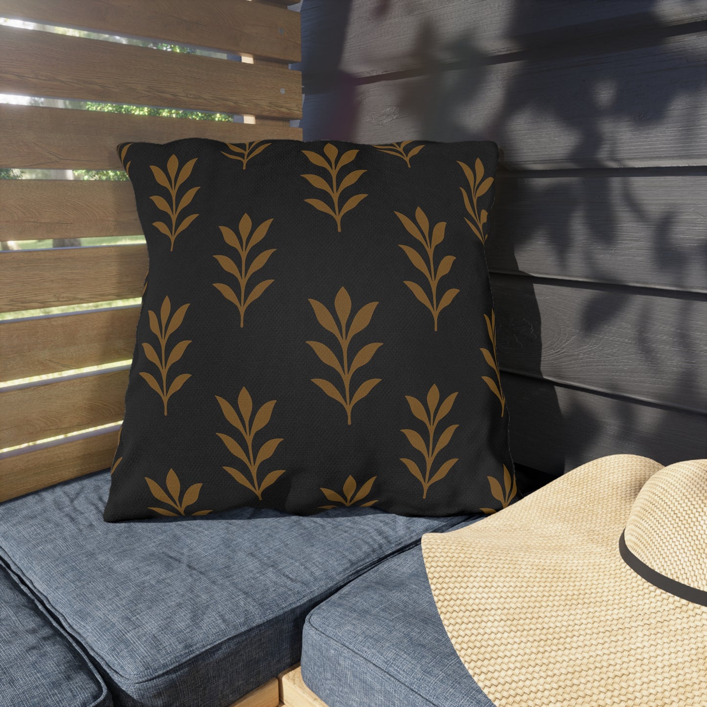 Elegant Outdoor Pillows, Garden Decor, Boho Cushions, Patio Accessories, Nature Inspired, Home & Outdoor