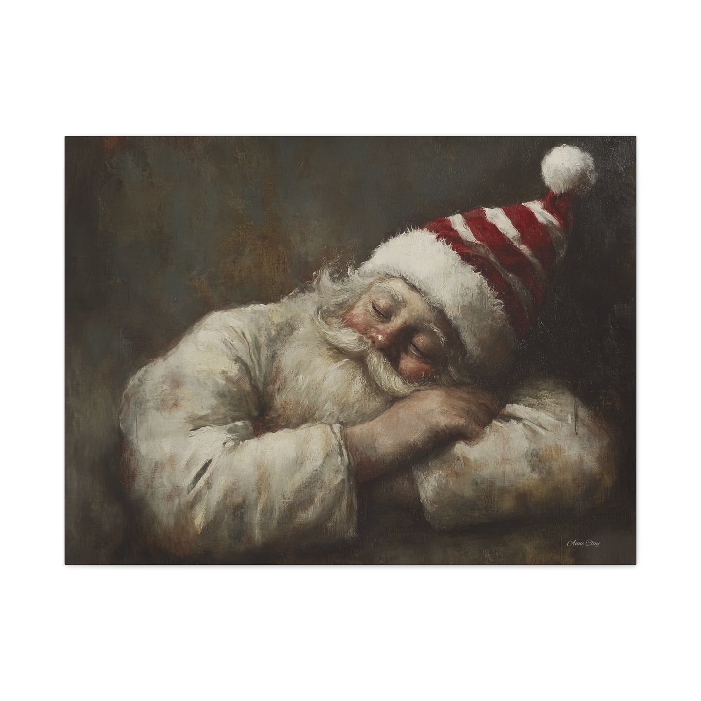 Sweet Dreams Santa Matte Canvas, Stretched, 1.25"