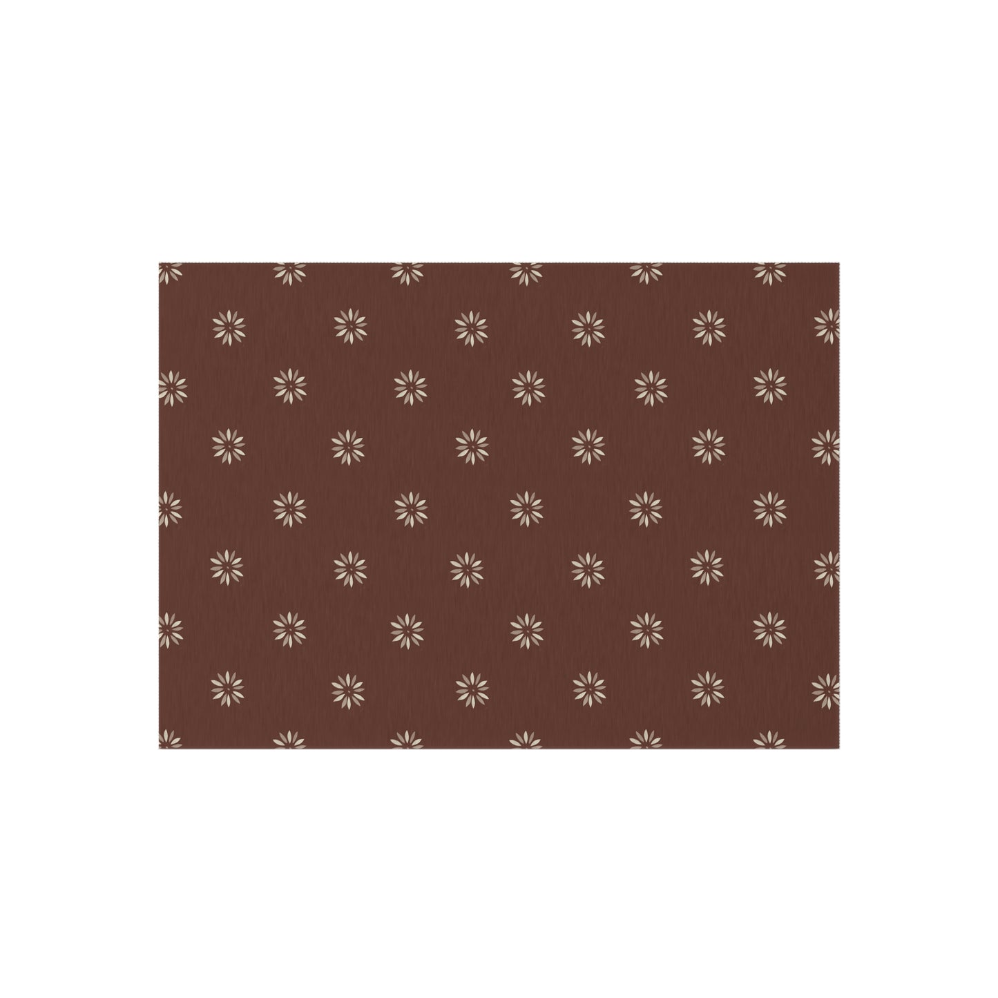 Eco-Friendly Outdoor Rug - Floral Pattern for Patios and Gardens