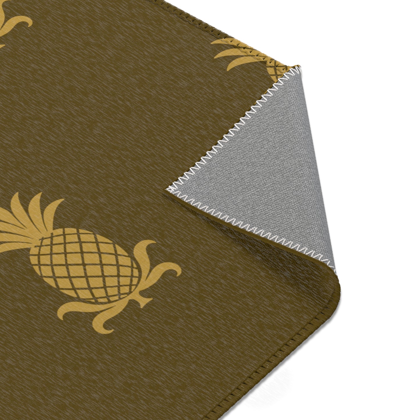Tropical Pineapple Area Rug - Home Decor, Boho Chic, Living Room, Kitchen Mat, Gift for Housewarming, Summer Vibes