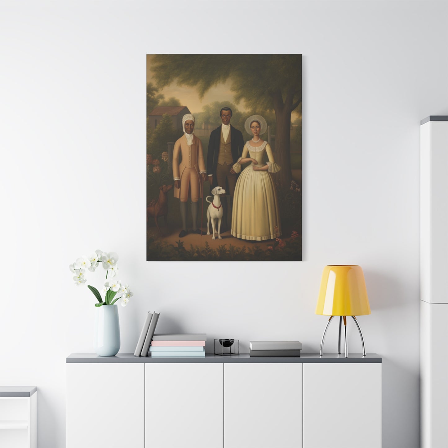 Vintage Portrait Canvas Print - Timeless Family Heritage Art for Home Decor