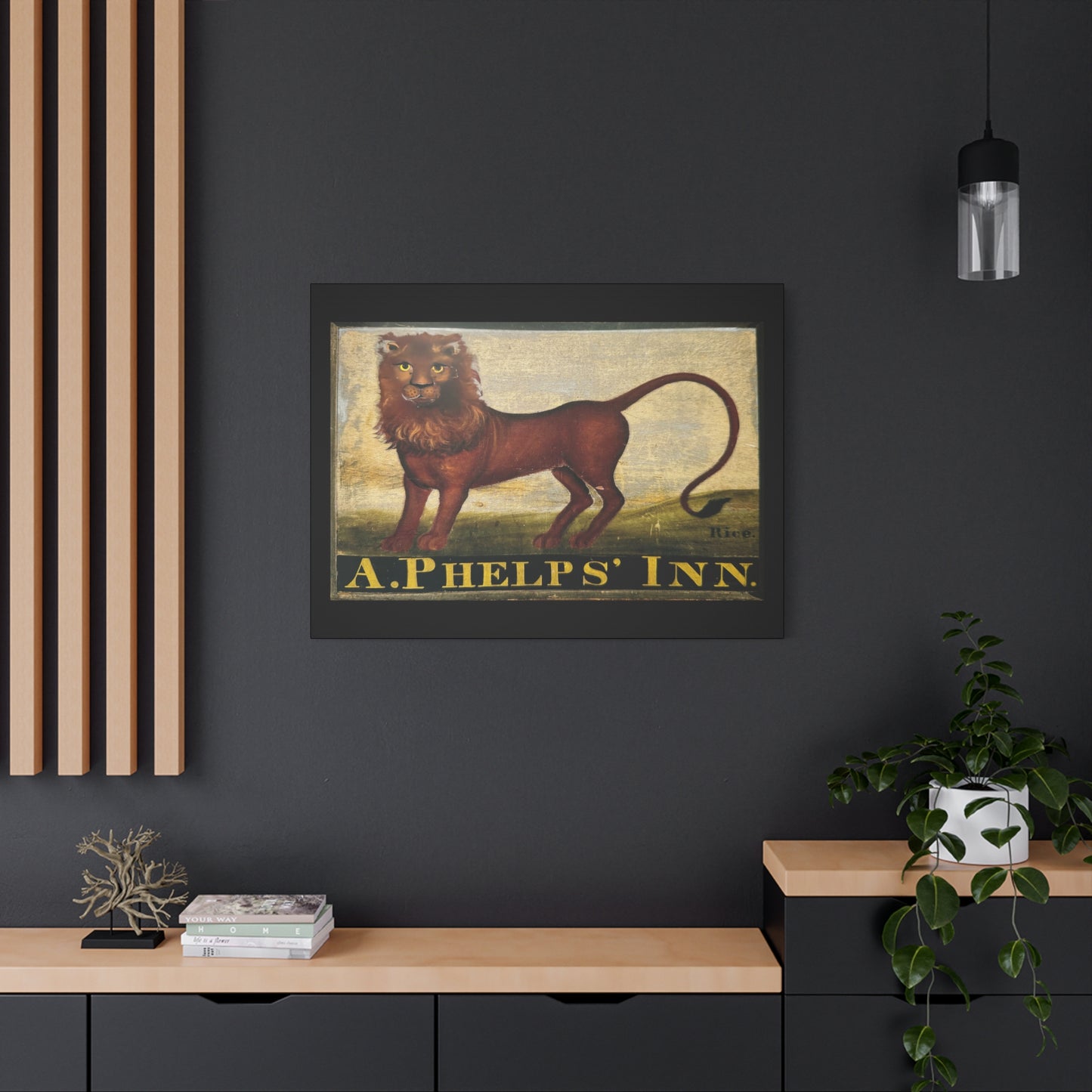 A. Phelps Inn Matte Canvas, Stretched, 1.25"