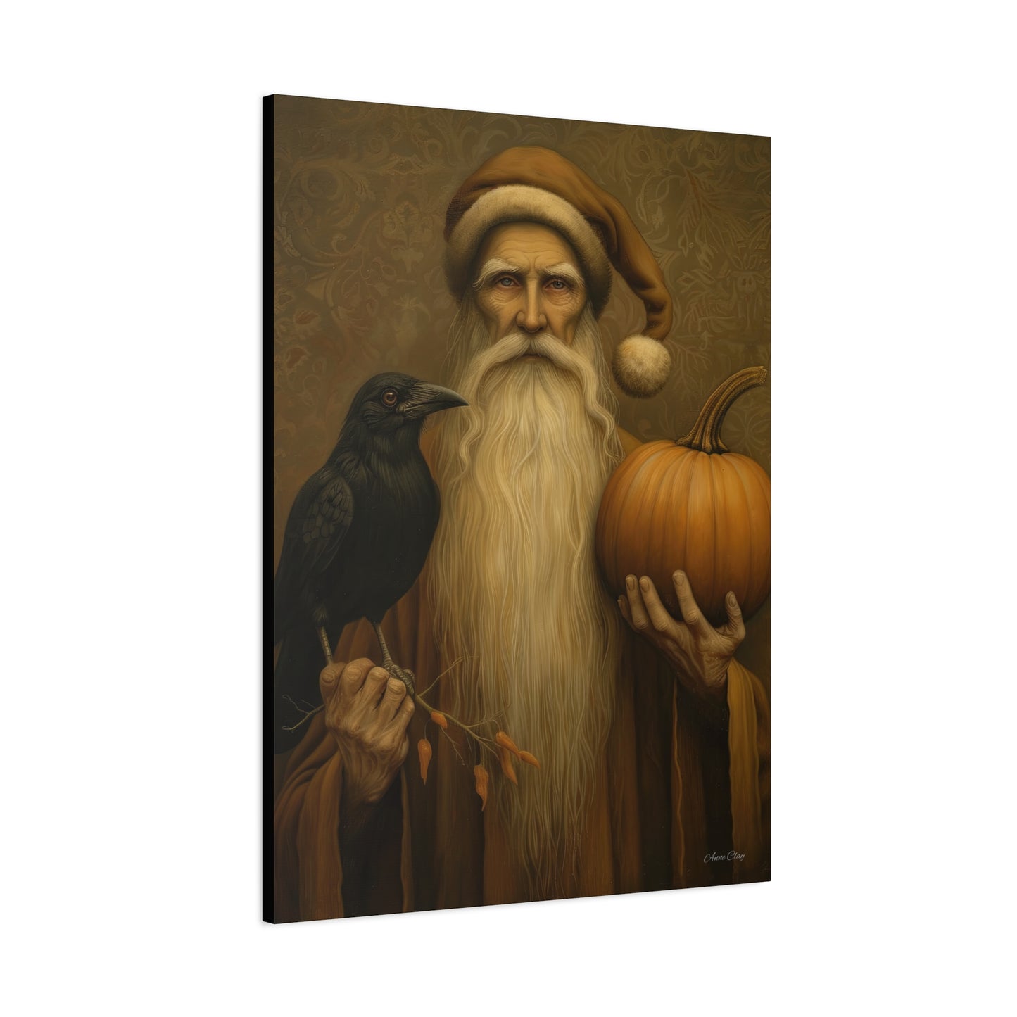 Autumnal Matte Canvas Art, Rustic Decor, Halloween Wall Art, Fall Home Decor, Perfect for Thanksgiving, Harvest Celebrations