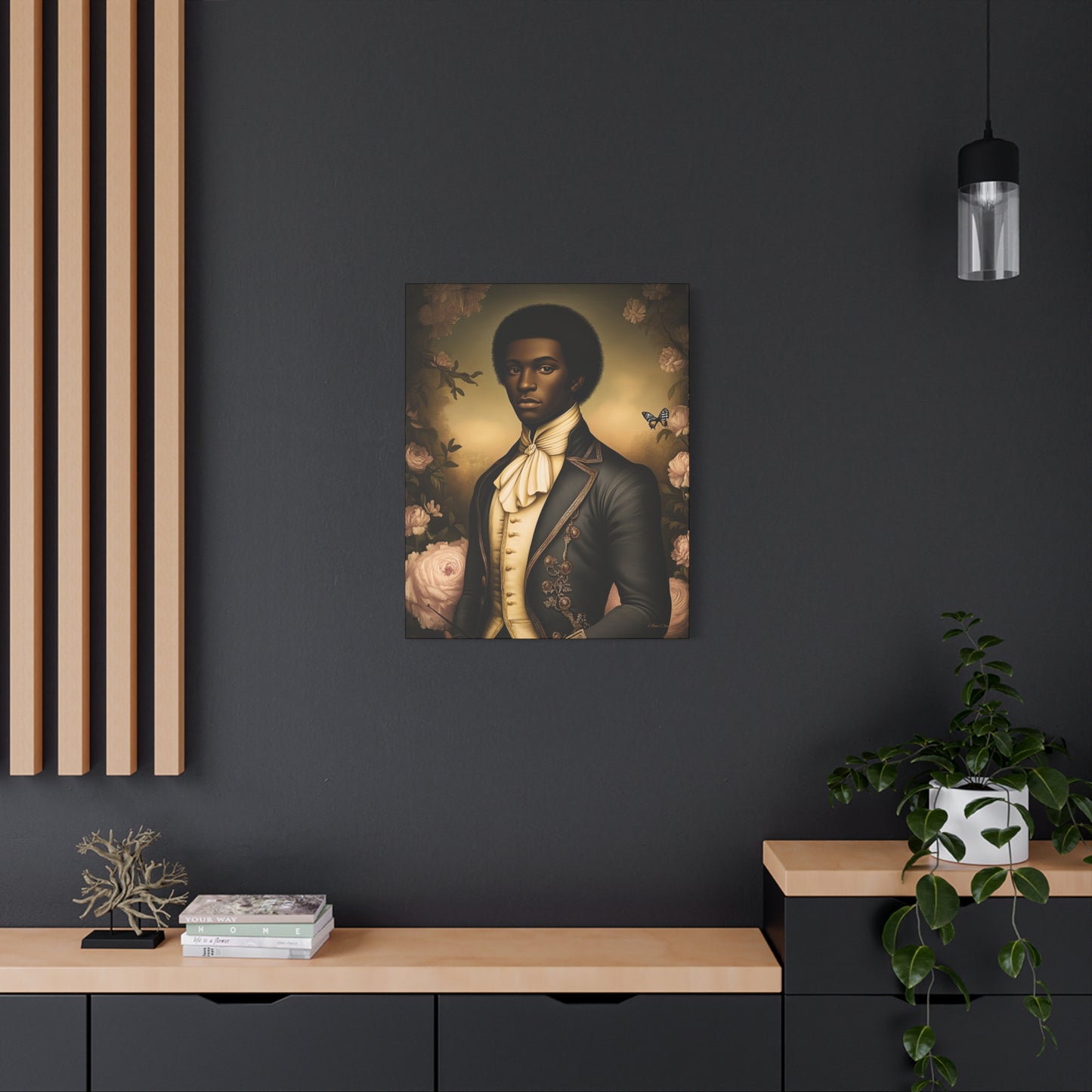 Elias Thorne – 18th Century Black Colonial Portrait | Bellewood Wall Art