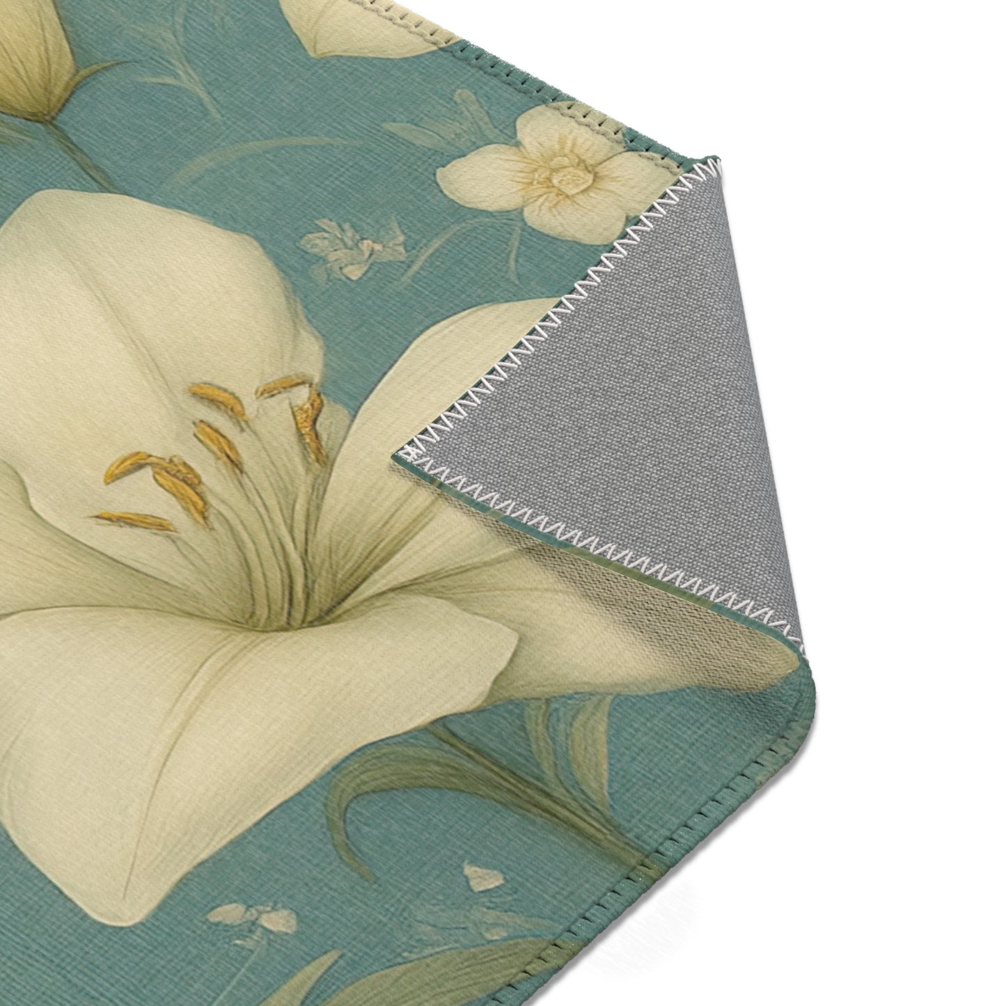 Elegant Floral Area Rug - Vintage Inspired Home Decor, Living Room Accent, Gift for Housewarming, Boho Chic Rug, Spring Decor