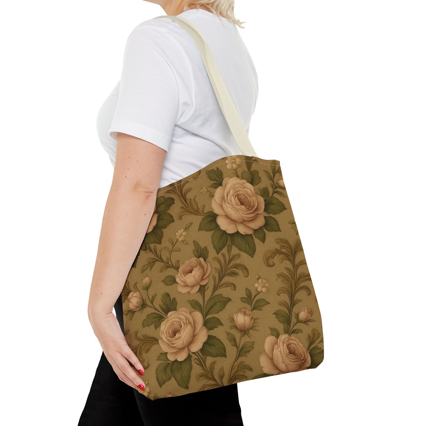 Vintage Floral Tote Bag, Stylish Grocery Bag, Eco-Friendly Tote, Chic Handbag, Gift for Her, Flower Prints