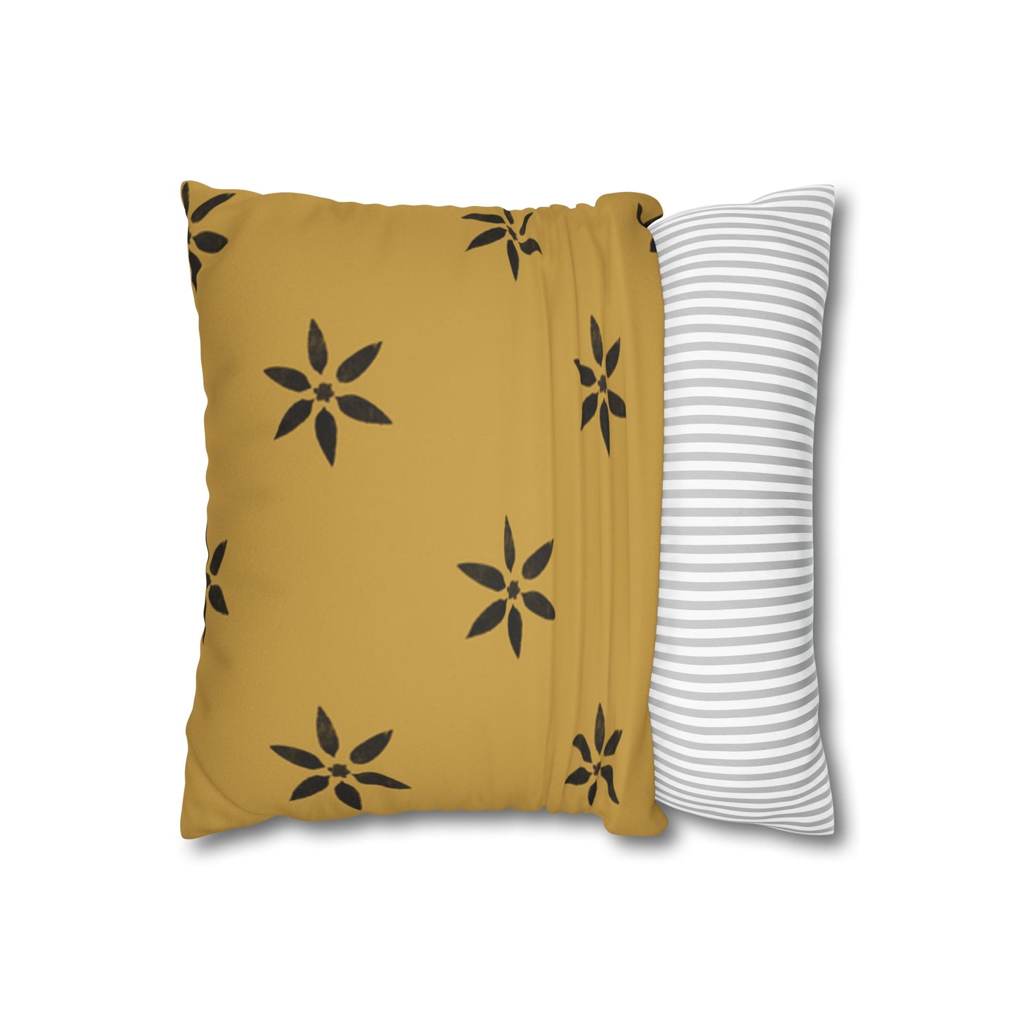 Faux Suede Square Pillowcase